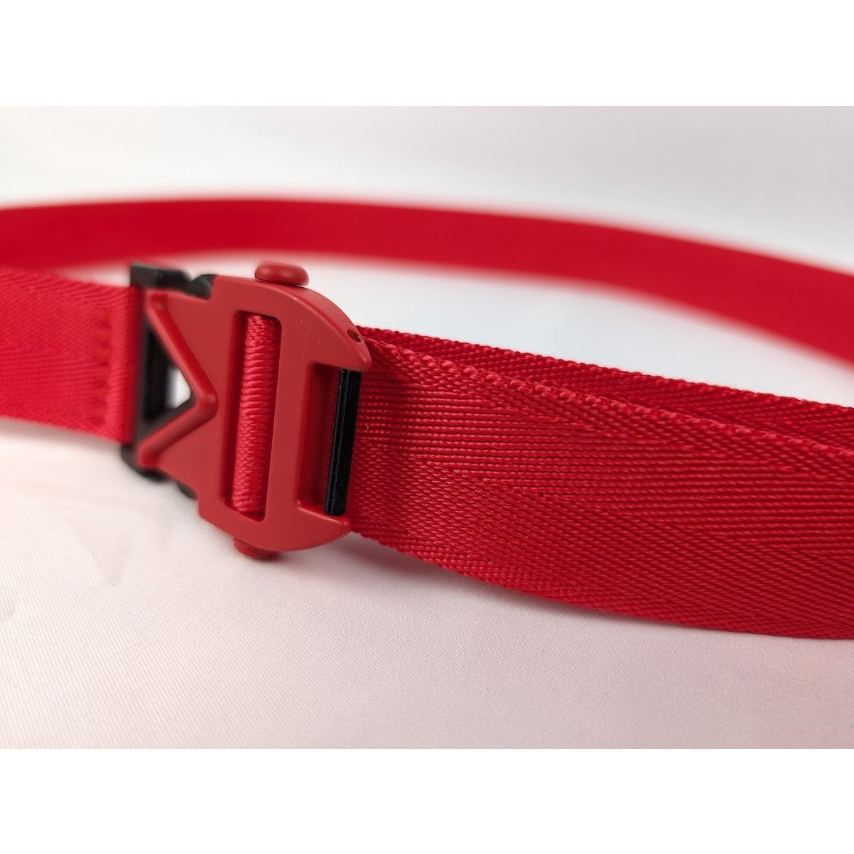 Bottega Veneta o1rshd1 Size: 90cm / Webbing Nappa Belt in Tomato Size 34 - 5 Thumbnail