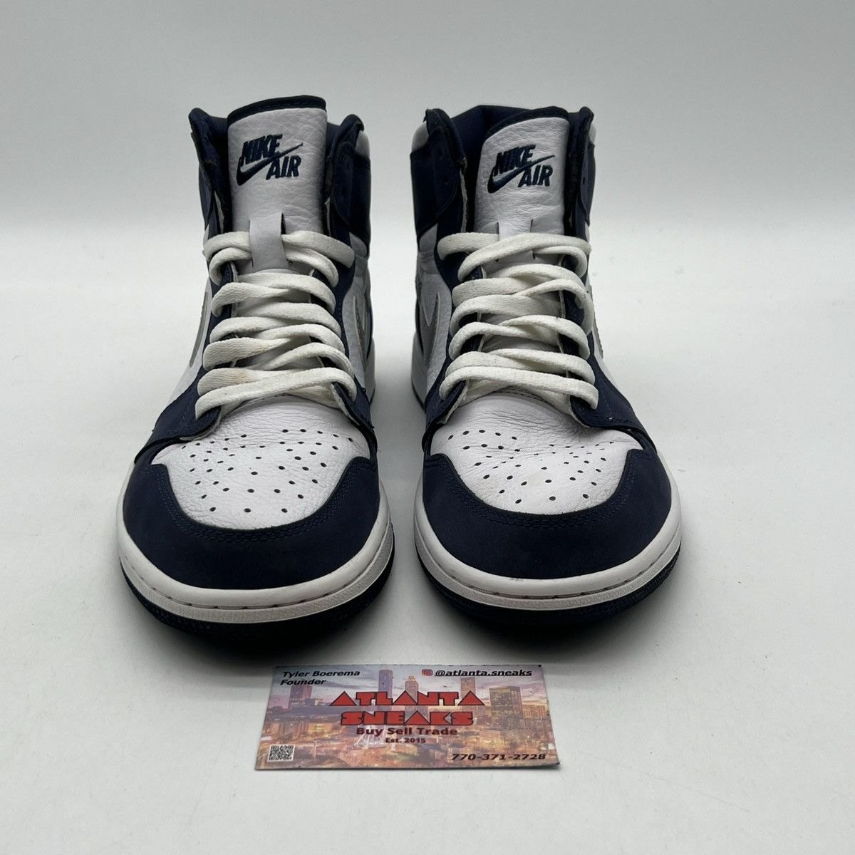 Jordan Brand Air Jordan 1 High midnight navy Size US 9.5 / EU 42-43 - 2 Thumbnail