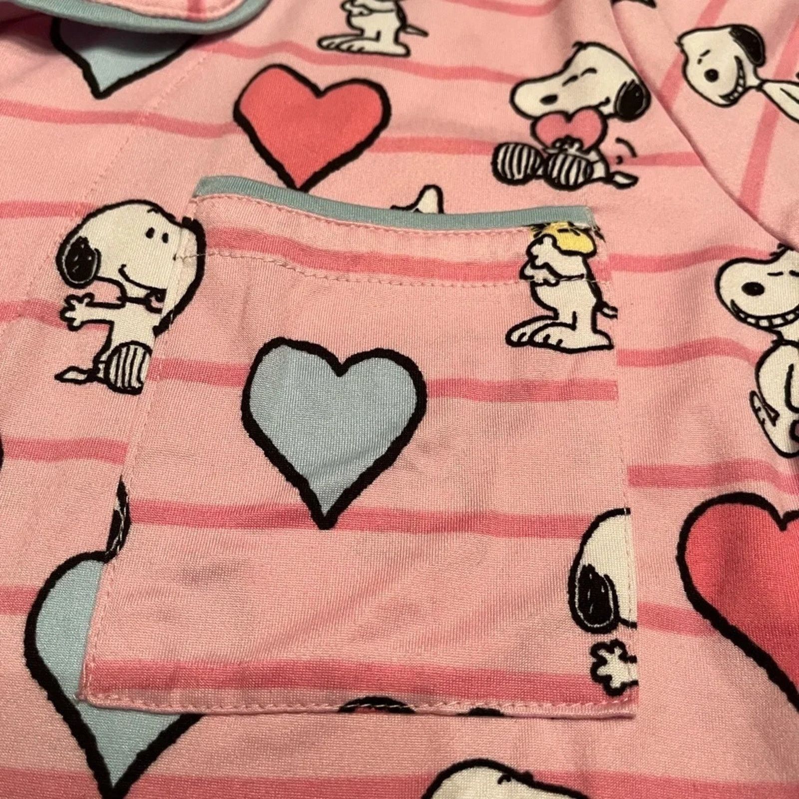 The Unbranded Brand Munki Munki + Peanut collaboration pajama top, size Medium Size ONE SIZE - 3 Thumbnail