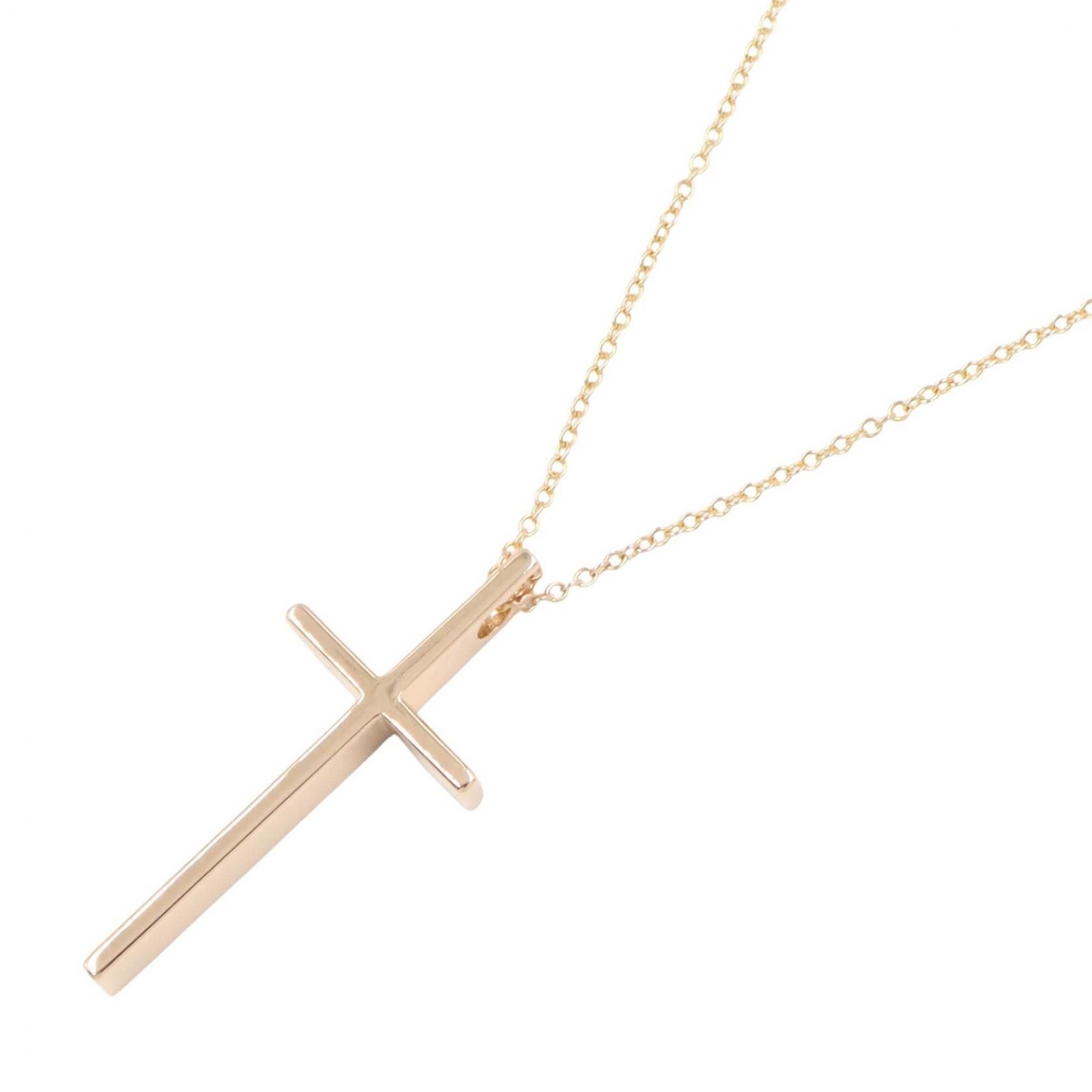 Tiffany & Co. Tiffany & Co. Tiffany & Co. Au750 Cross Necklace Precious Metal Necklace DUTY FREE for USA Size ONE SIZE - 1 Thumbnail
