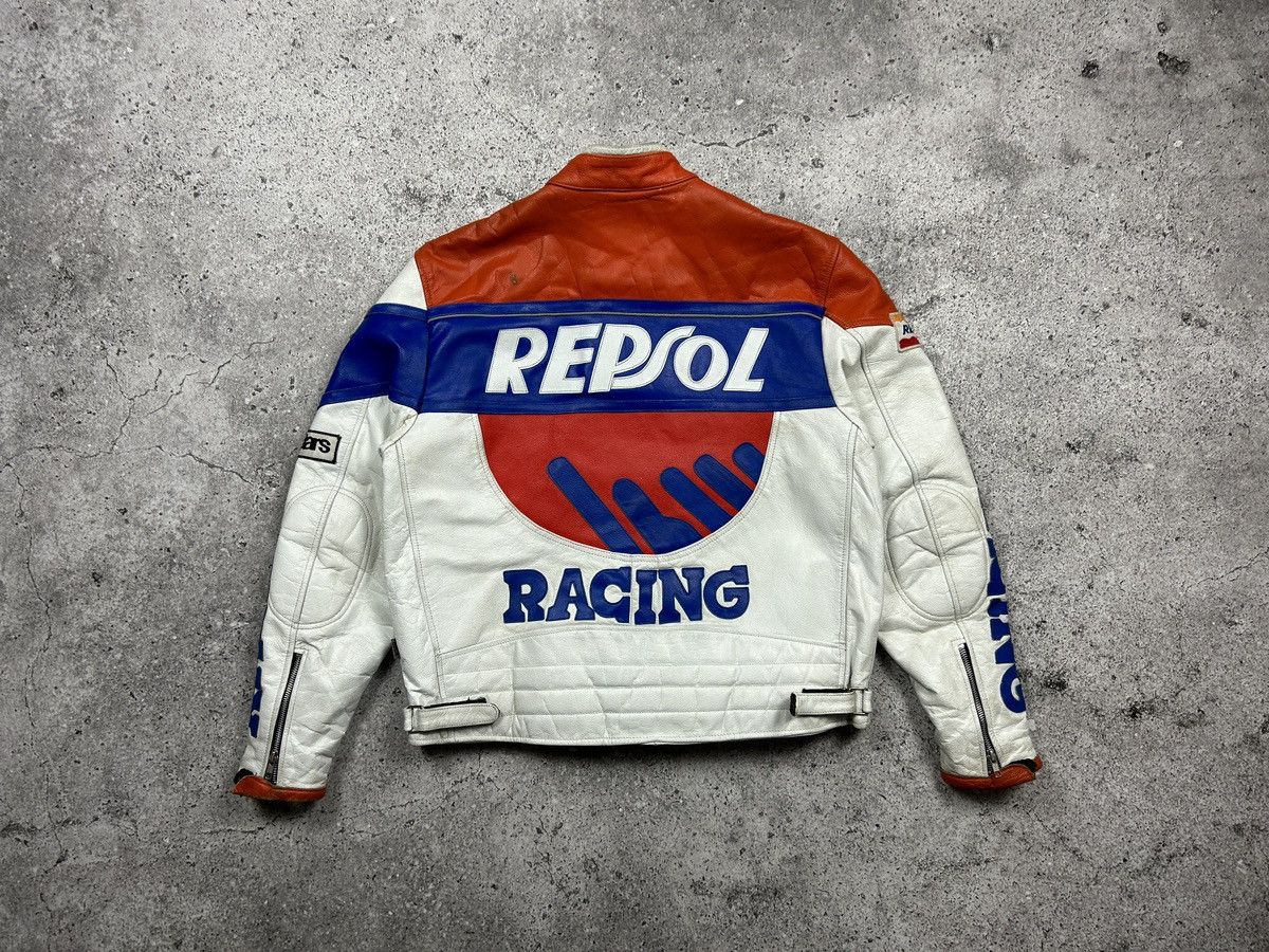 NASCAR Nascar Repsol vintage leather jacket 90s 00s Size US M / EU 48-50 / 2 - 7 Thumbnail