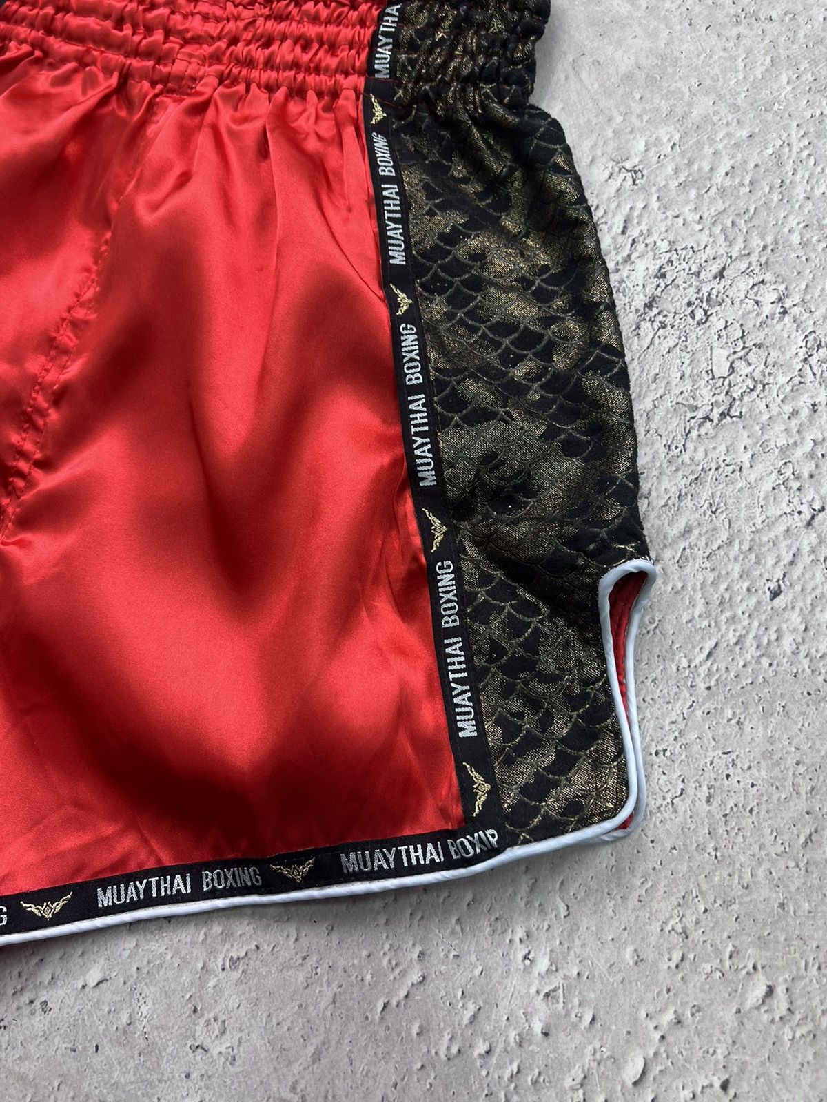 Japanese Brand × Vintage Muay Thai Boxing Short Pants Lumpinee Hype Rare Size US 32 / EU 48 - 10 Thumbnail