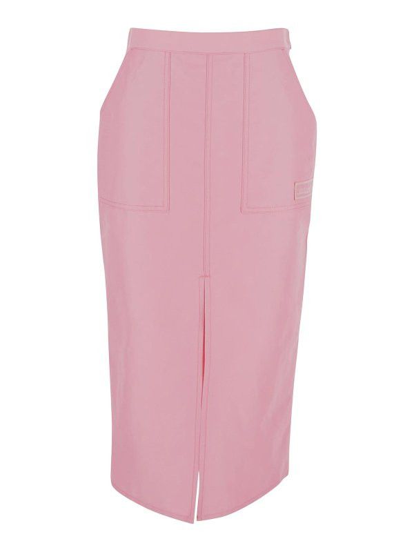 Marni o1y1125 Midi Skirt in Pink Size 30" / US 8 / IT 44 - 1 Thumbnail