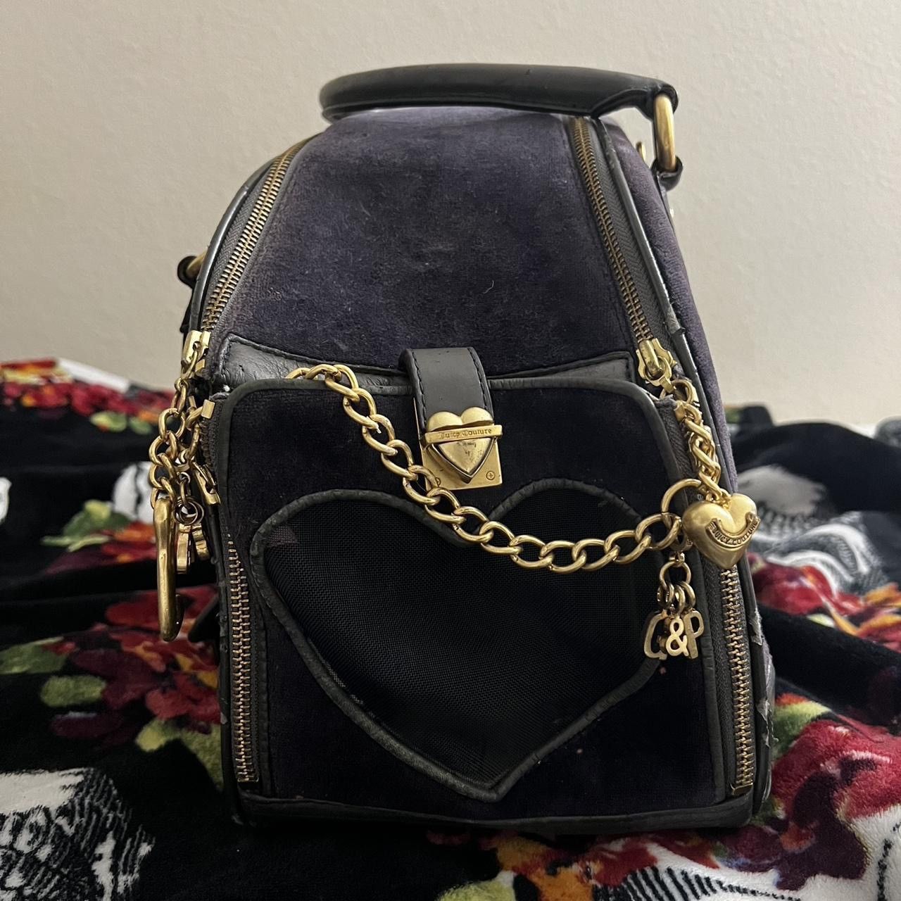 Juicy Couture 💙Rare vintage navy juicy pet carrier bag💙 Size ONE SIZE - 2 Thumbnail