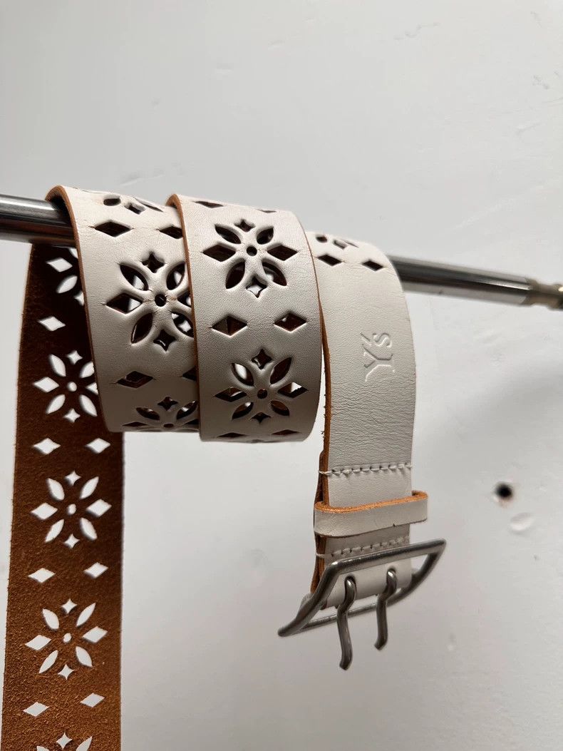 Yohji Yamamoto Yohji Yamamoto Cutout carved western belt 2501-Nextarrow Size ONE SIZE - 2 Thumbnail
