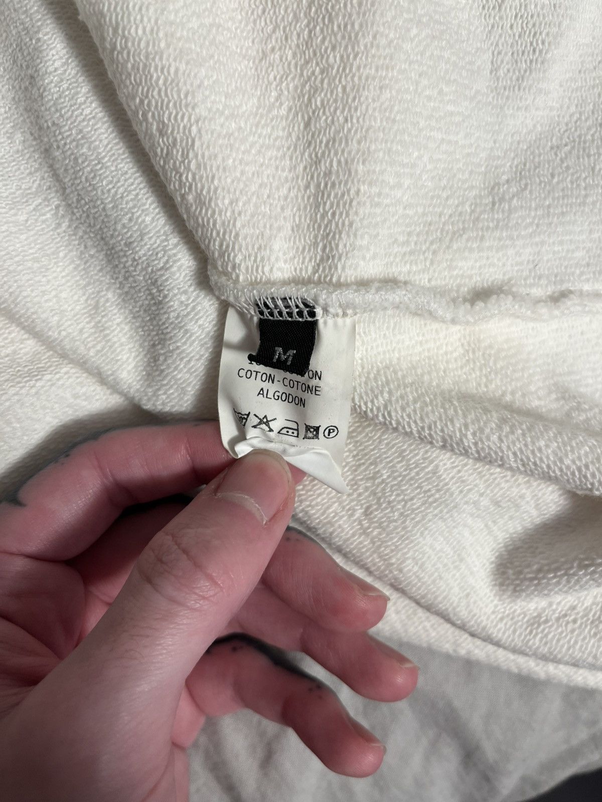 Velour Velour scars scarf hoodie white Size US M / EU 48-50 / 2 - 6 Thumbnail