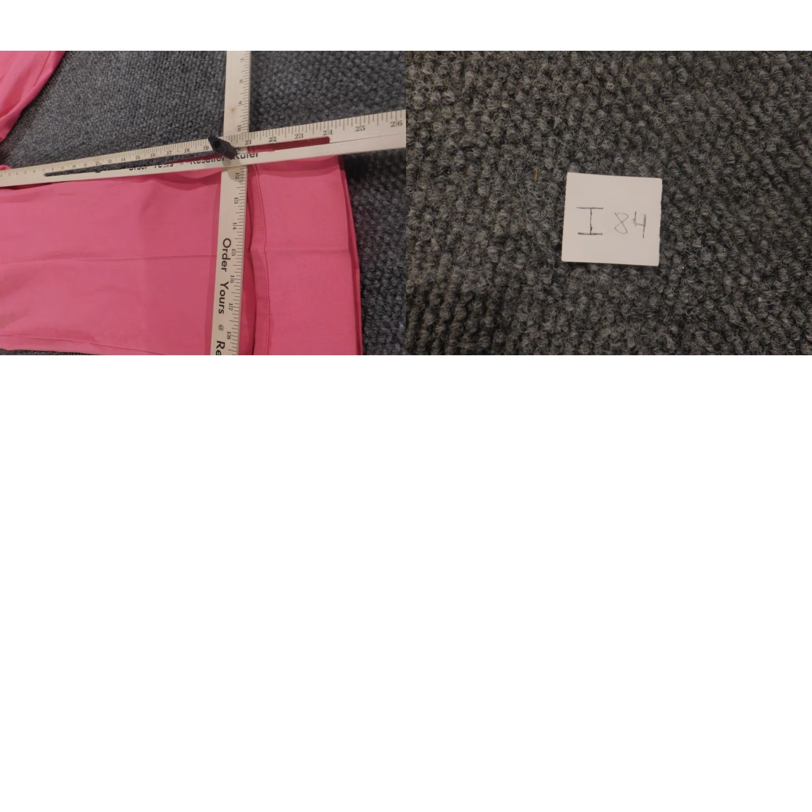 Izod IZOD Jeans Womens 14 Pink Straight Stretch Denim Cuffed Modern Pockets Zipper Regular Inseam 24 Size 36" / US 14 / IT 50 - 8 Thumbnail