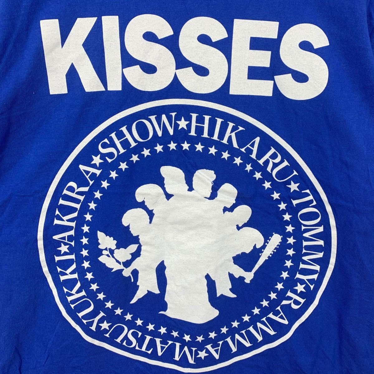 Band Tees KISSES JAPAN BAND Ramones Homage Punk Promo Tee Shirt Size L / US 10 / IT 46 - 3 Thumbnail