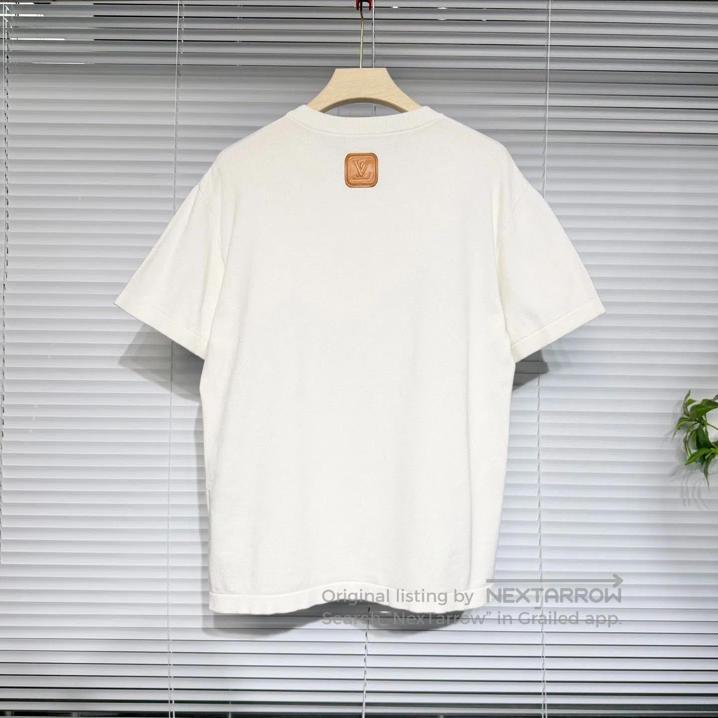 Louis Vuitton Louis Vuitton White Knit Short Sleeve S. Size US S / EU 44-46 / 1 - 2 Thumbnail