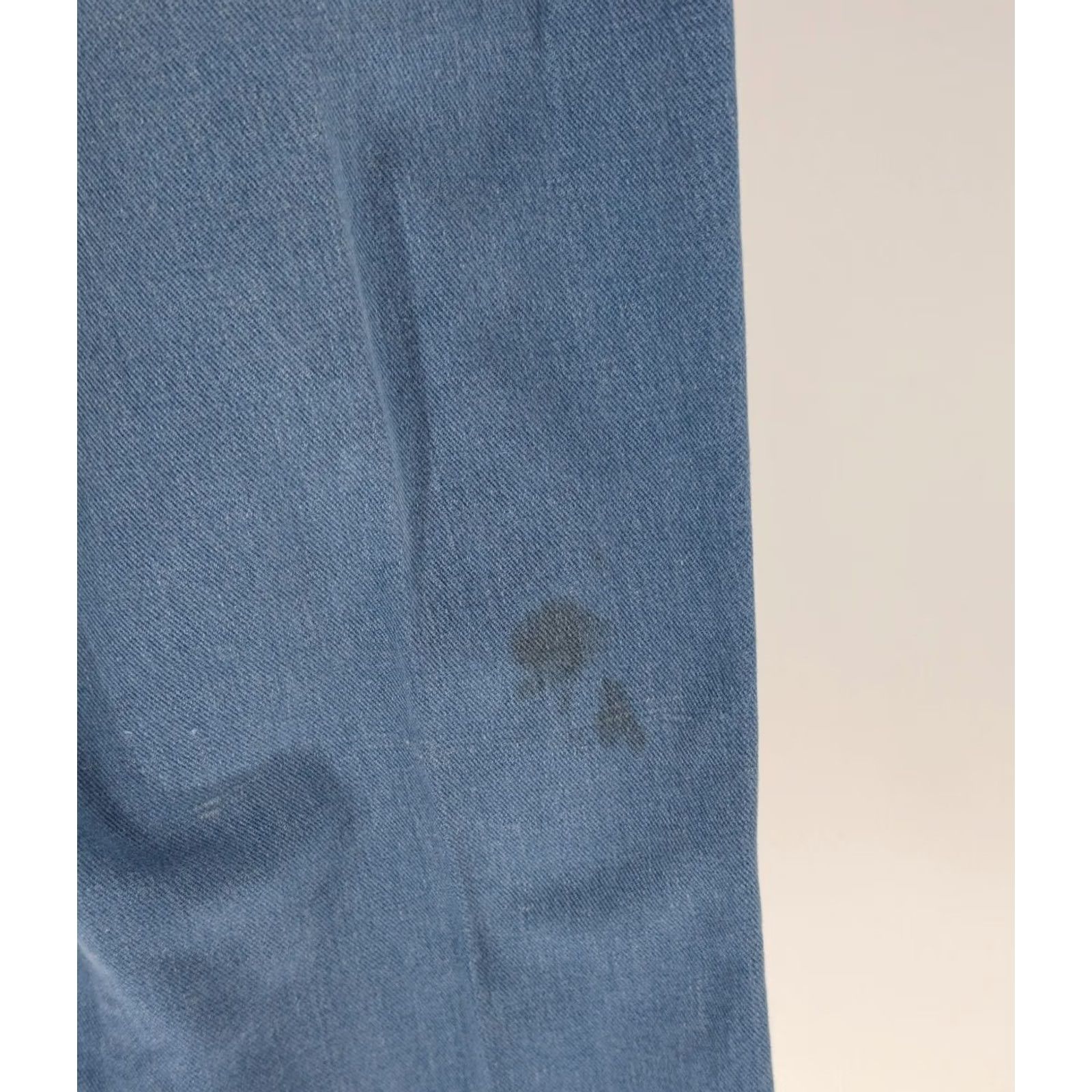Vintage VINTAGE Sportswear International Jeans Main Selling Point Wide-Leg 70s High Rise Sailor Blue 25" Womens Jeans Size 25" / US 0 / IT 36 - 4 Thumbnail