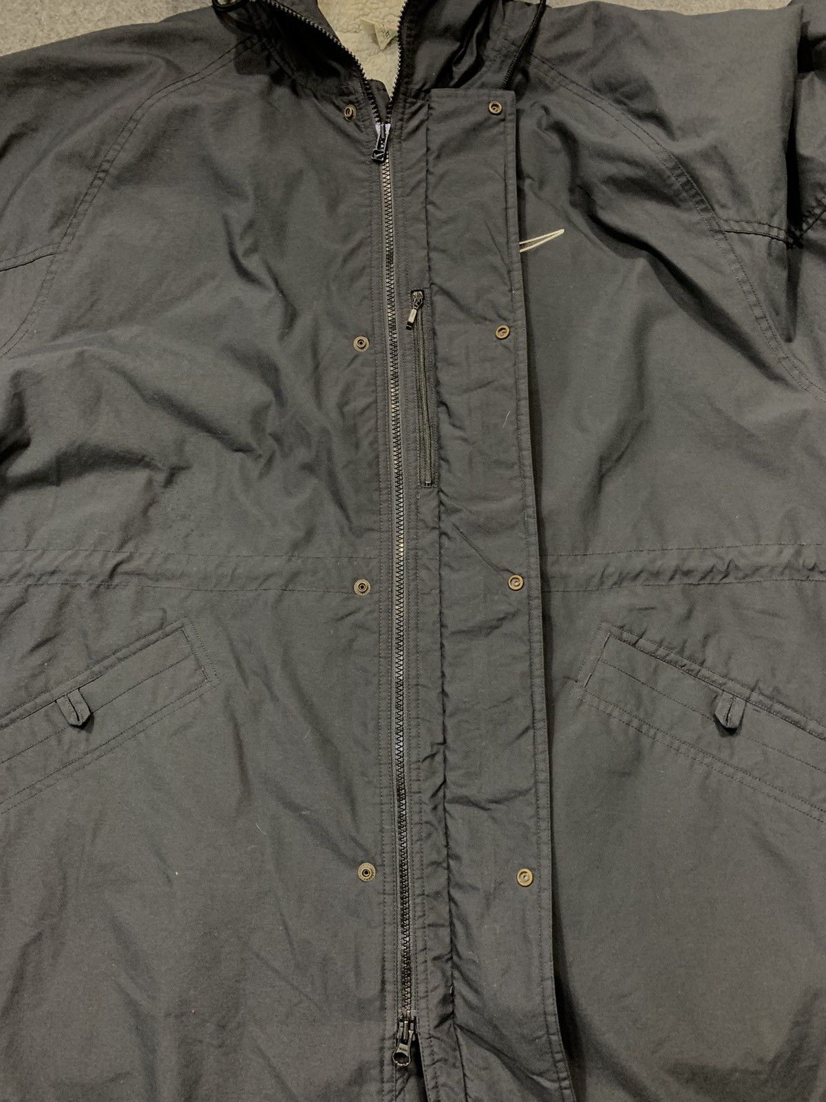 Nike Nike Hooded Parka Coach Jacket Fluffy Sherpa Inner Size US XL / EU 56 / 4 - 6 Thumbnail