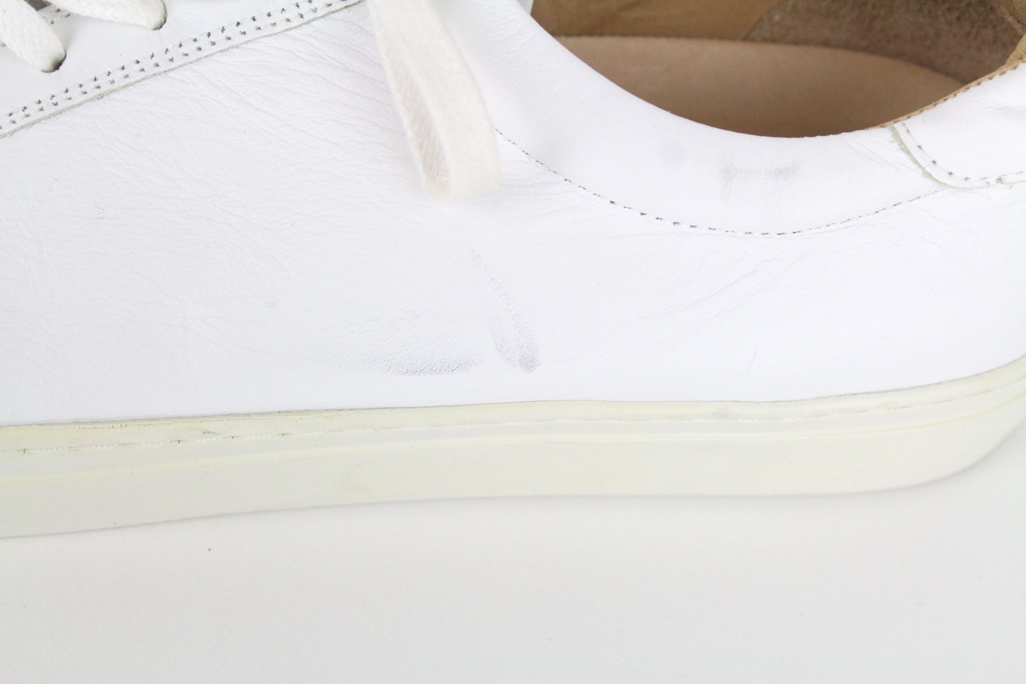 Suitsupply EU44 White Leather Laced Low-Top 72587 Size US 11 / EU 44 - 14 Thumbnail