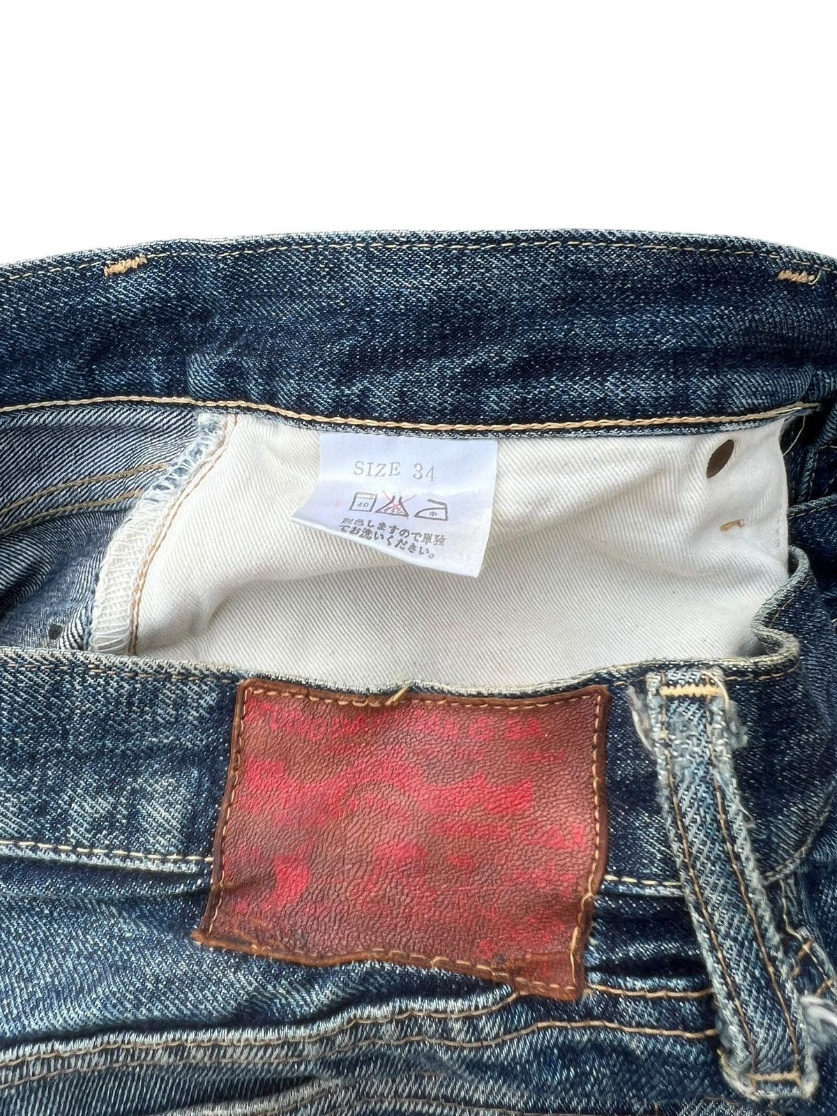 Studio D'Artisan Distressed Studio D’ Artisan SD-101 Denim Selvedge Jeans Size US 32 / EU 48 - 21 Thumbnail
