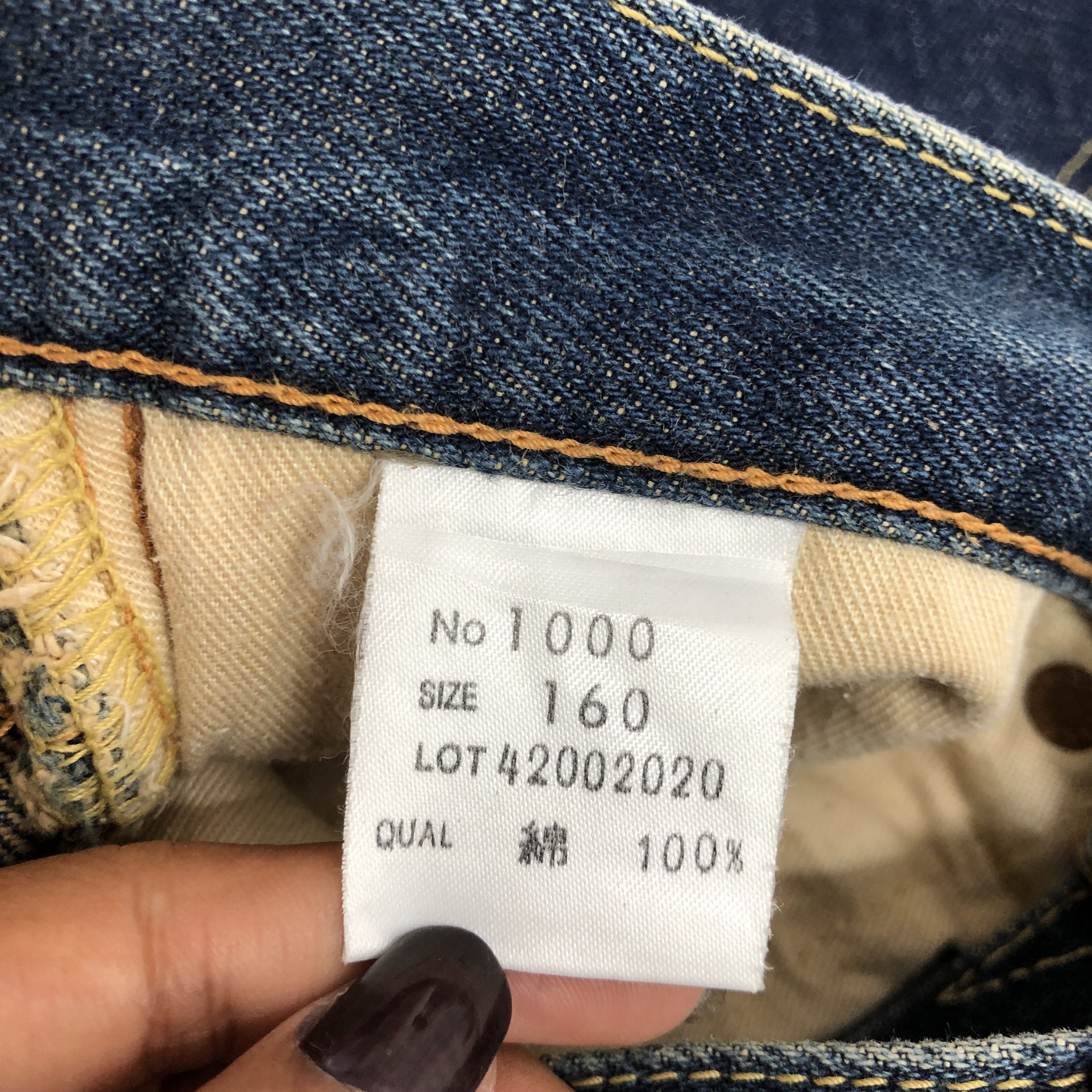 Japanese Brand Vintage Bobson Selvedge Jeans Japanese Redline Faded Denim Size 26" / US 2 / IT 38 - 7 Thumbnail