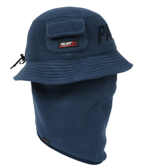 Palace × Polartec Palace Skateboards Polartec Mask Bucket Navy Blue Sz L/XL Size ONE SIZE - 2 Thumbnail