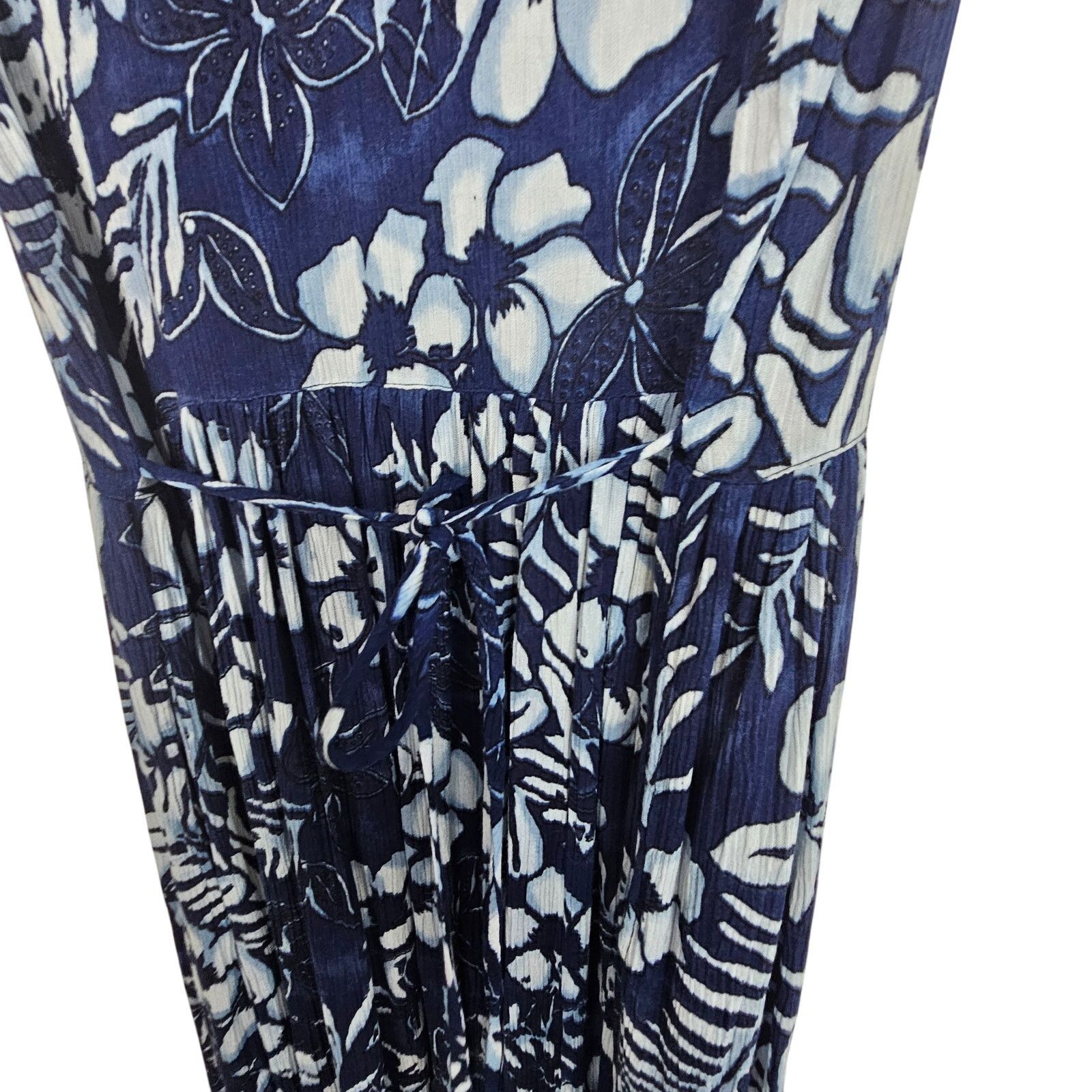 BIJAN Vintage Bila Womens Floral Maxi Dress M Resortwear Tropical Size M / US 6-8 / IT 42-44 - 9 Thumbnail