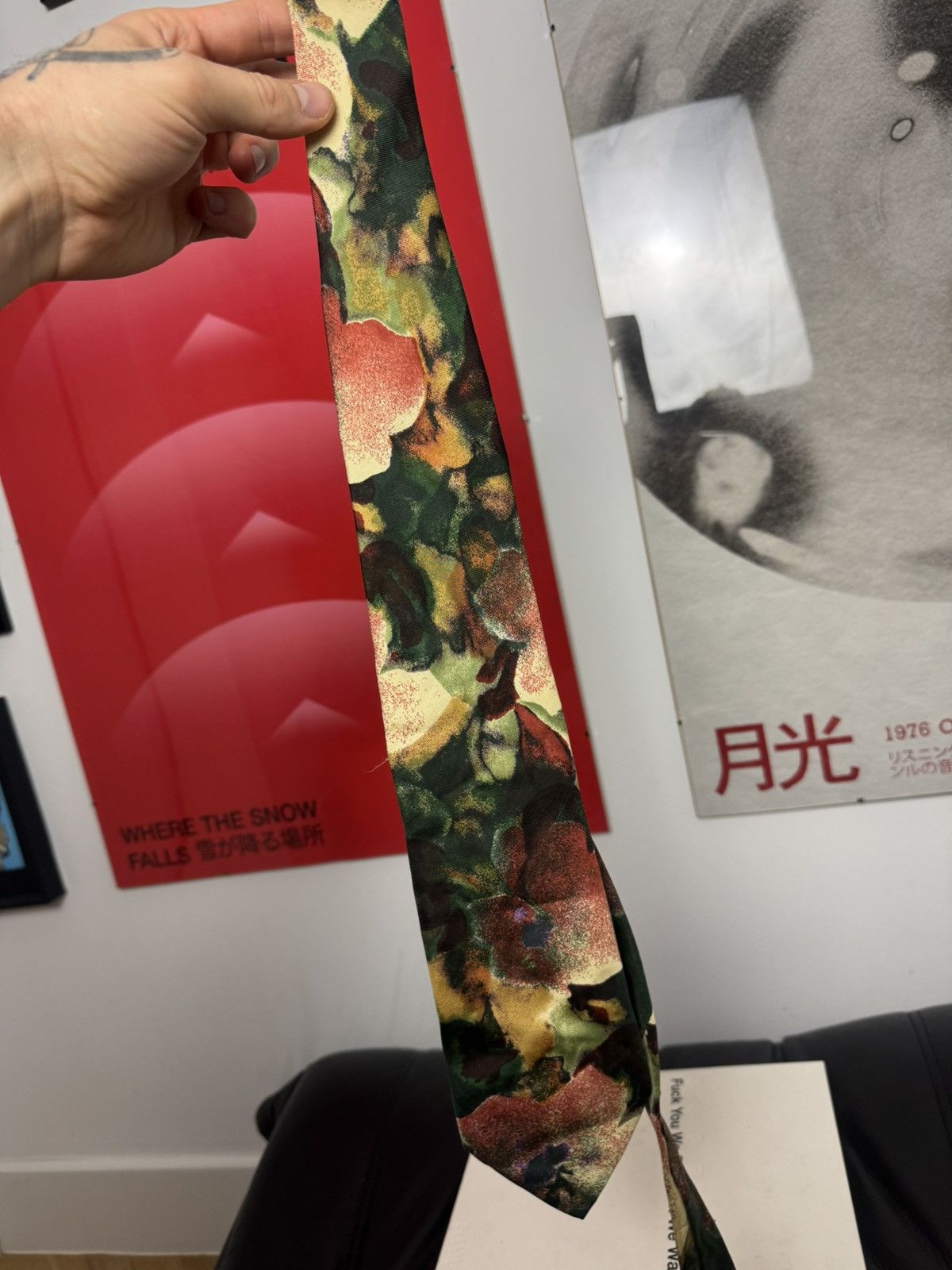 Pierre Balmain Pierre Balmain Paris Tie Archive 90s Vintage Designer Rare Size ONE SIZE - 6 Thumbnail