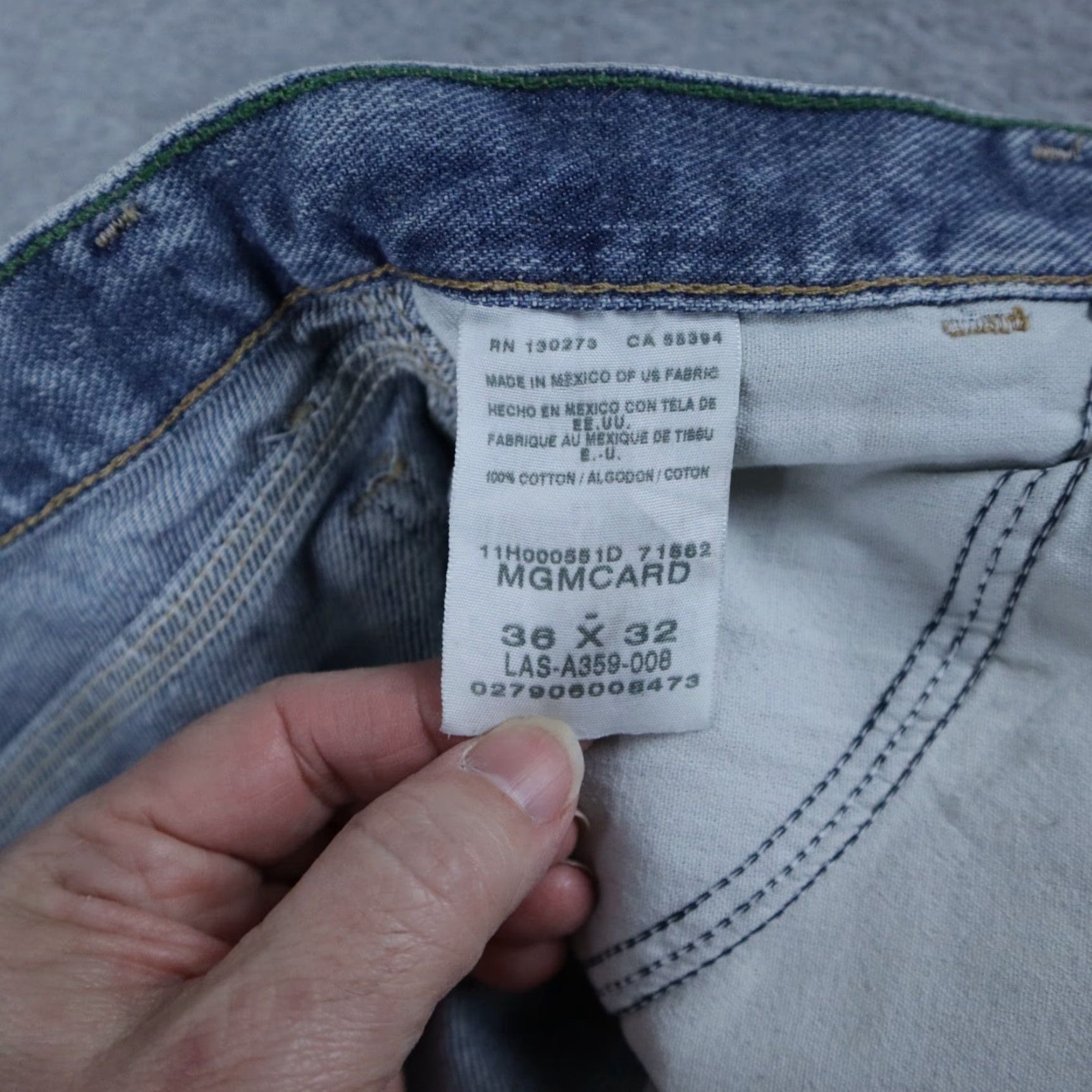 Vintage Gander Mountain Jeans Mens 36x32 Carpenter Utility Painter Denim Blue Jeans Mens 36x32 Blue Size US 36 / EU 52 - 6 Thumbnail