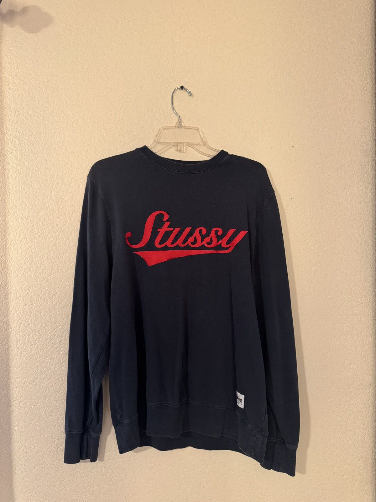Stussy Stüssy HAIRY STRIPE CREW SWEATER | Grailed
