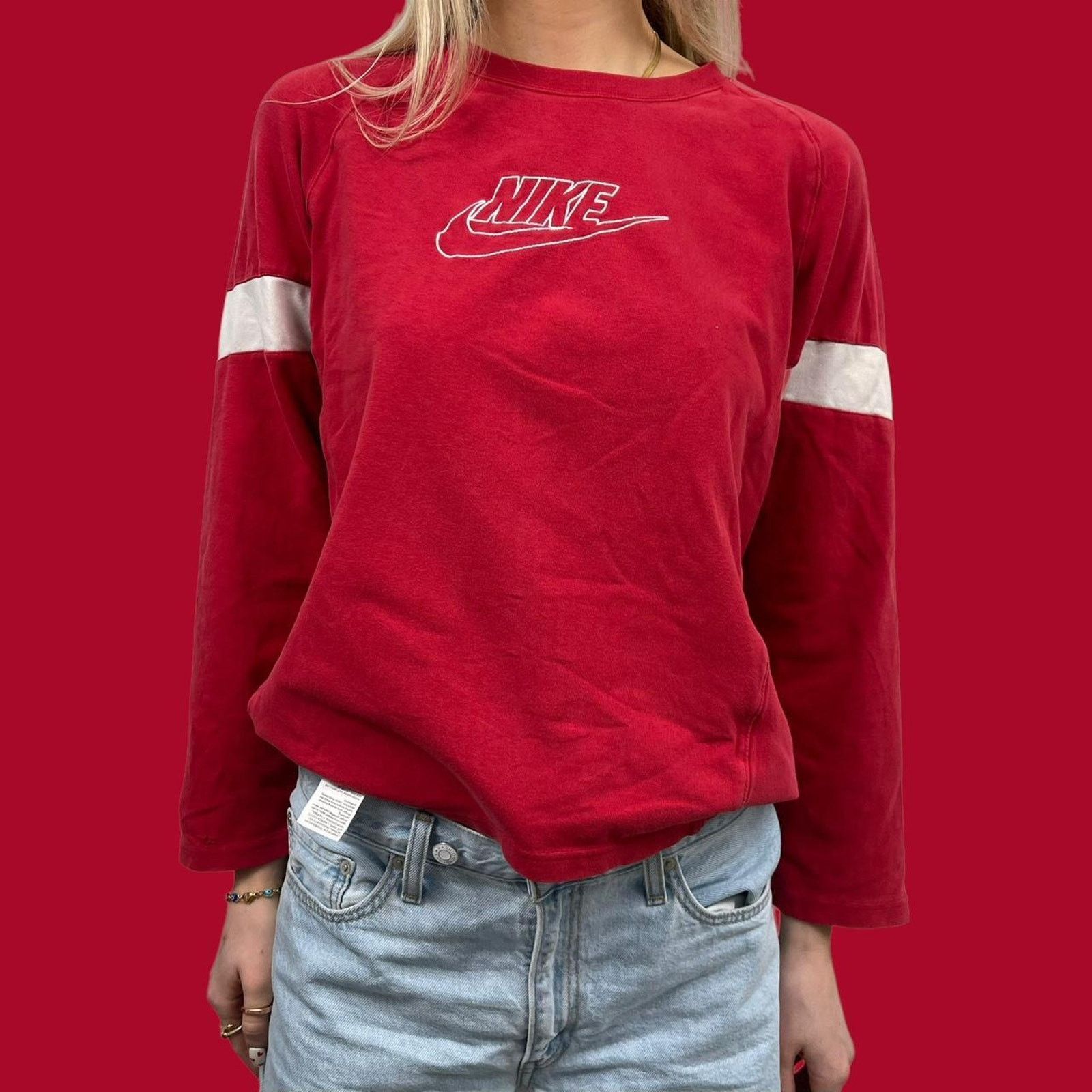 Nike Vintage nike longsleeve length 64cm width Size S / US 4 / IT 40 - 1 Thumbnail