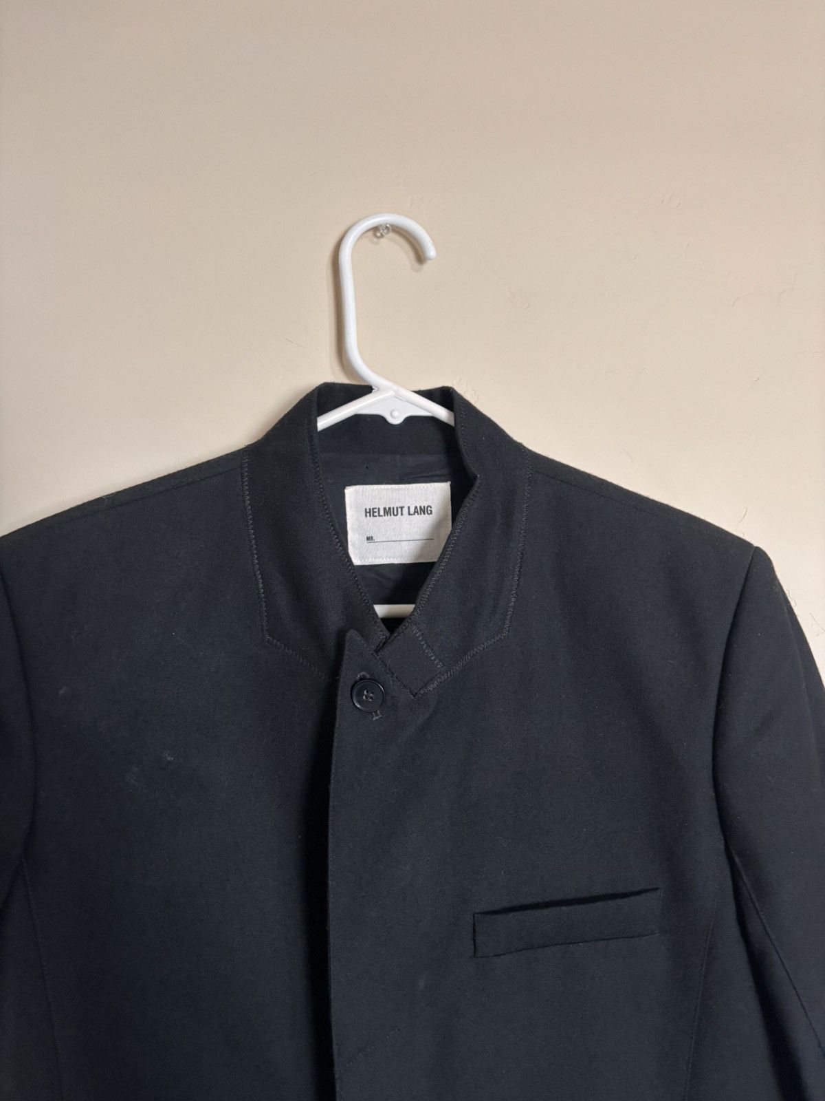 Helmut Lang (Sample) Fall 2014 Felted Flannel Blazer / overcoat Size US S / EU 44-46 / 1 - 2 Thumbnail