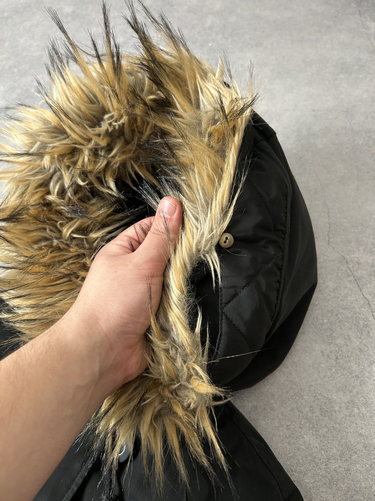 Japanese Brand Alaska y2k black bomber jacket with Fur Size M / US 6-8 / IT 42-44 - 5 Thumbnail