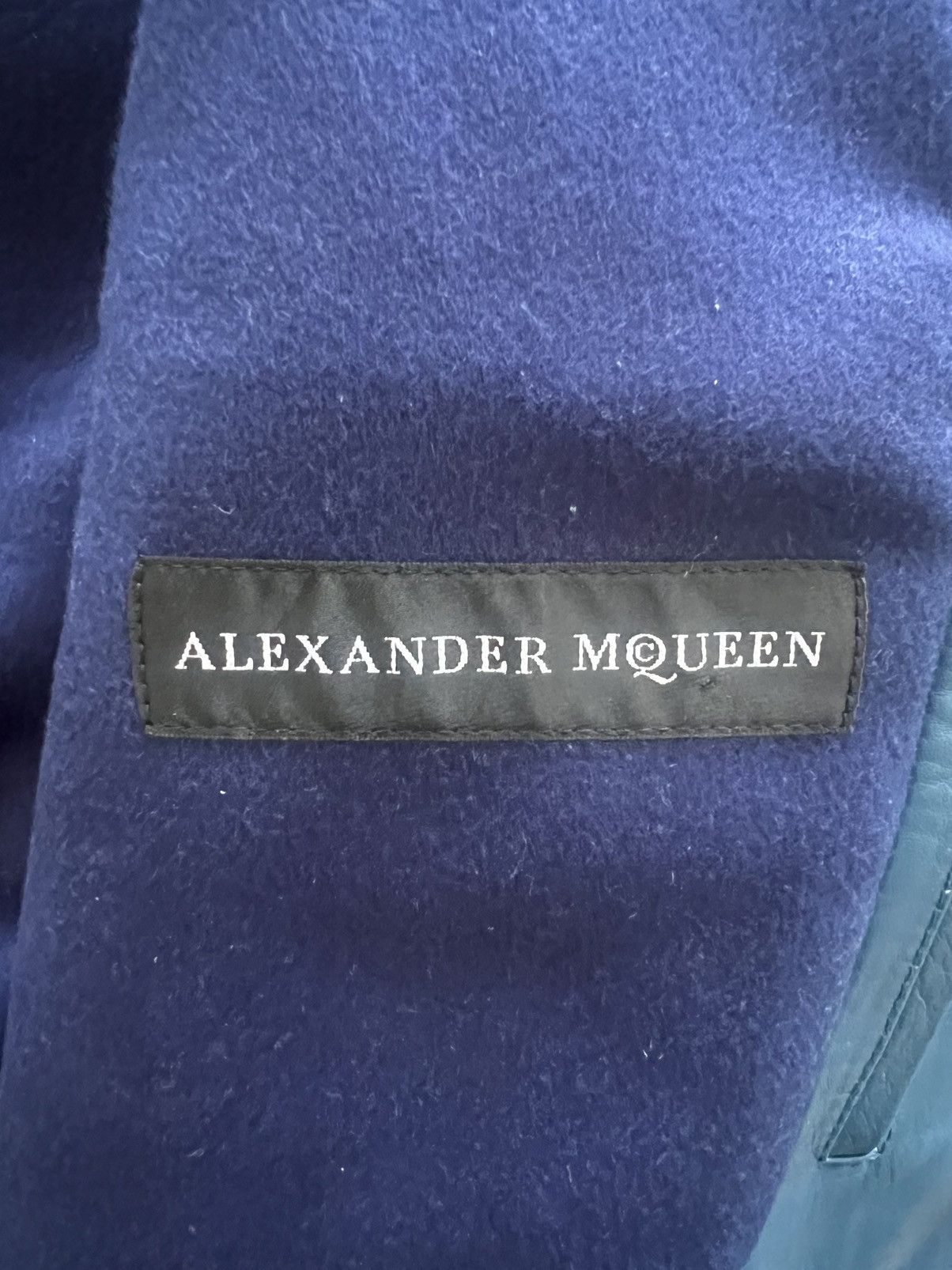 Alexander McQueen Alexander McQueen Blue Leather Jacket Size US S / EU 44-46 / 1 - 5 Thumbnail