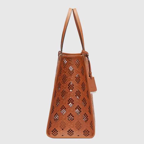 Gucci o1la5ras0526 Size: OS / Medium Tote Bag With Cut-Out Motif Size ONE SIZE - 5 Thumbnail