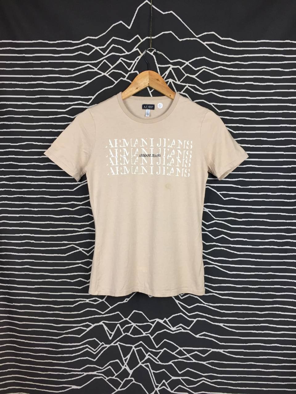 Armani Exchange Armani Jeans AJ Spell Out Logo Made In Italy Tee Size S / US 4 / IT 40 - 1 Thumbnail