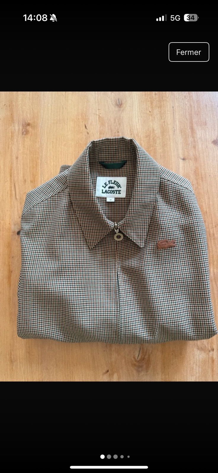 Le FLEUR x Lacoste Checked Jacket – Limited Edition*