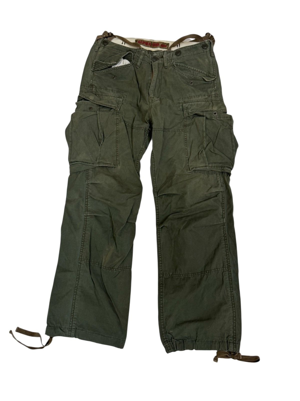 Alpha Industries vintage Alpha Industries military multi-pocket cargo pants Size US 33 - 1 Thumbnail