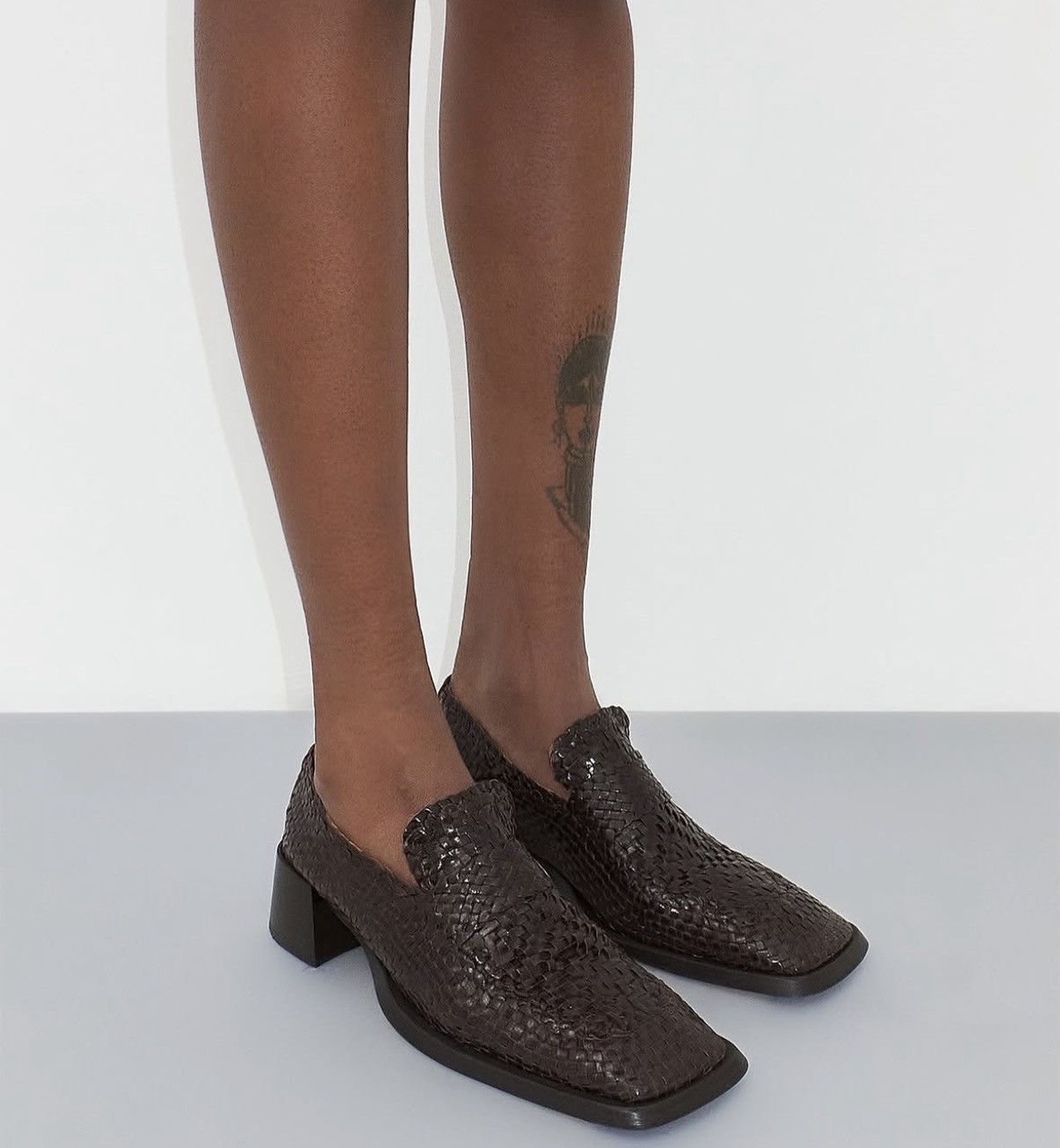 Miista Miista Ligia Brown Woven Loafers Size US 9 / IT 39 - 10 Thumbnail