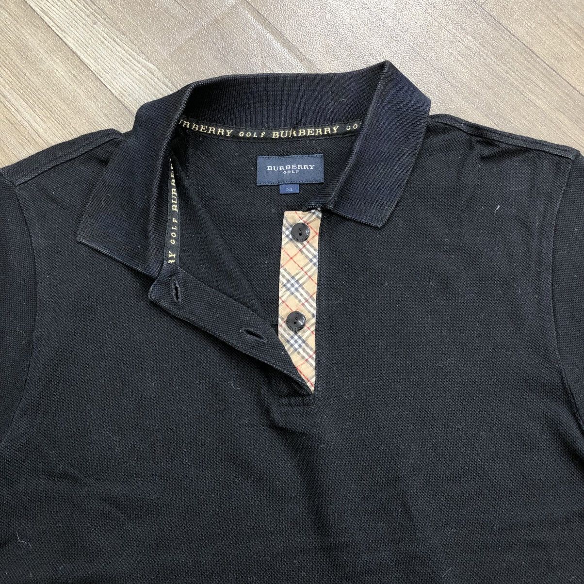 Burberry × Designer × Vintage Vintage Burberry Golf Nova Check Polo Shirt Women Size M / US 6-8 / IT 42-44 - 7 Thumbnail