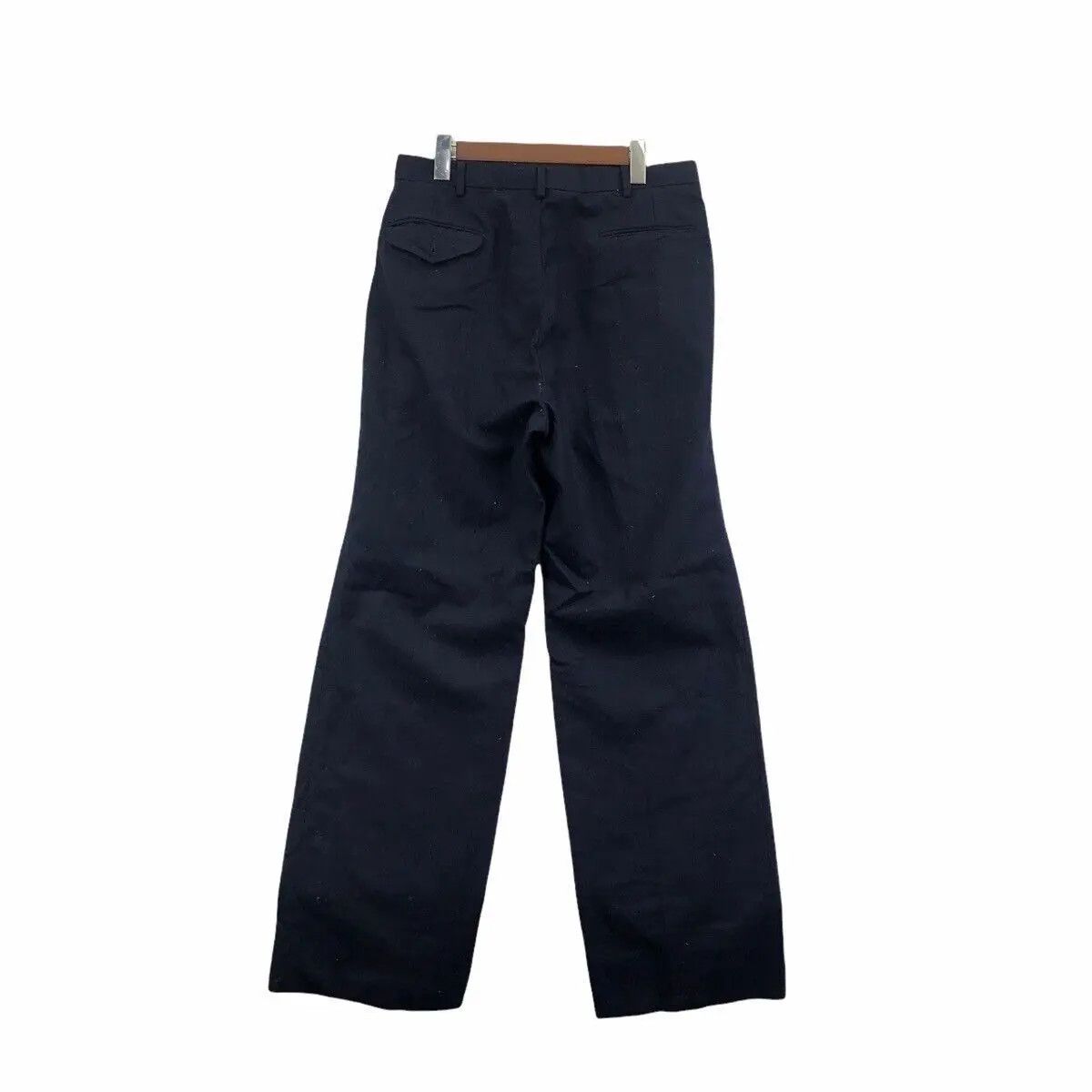 Vintage 90' POLO RALPH LAUREN Blue Wool Casual Pant Chino