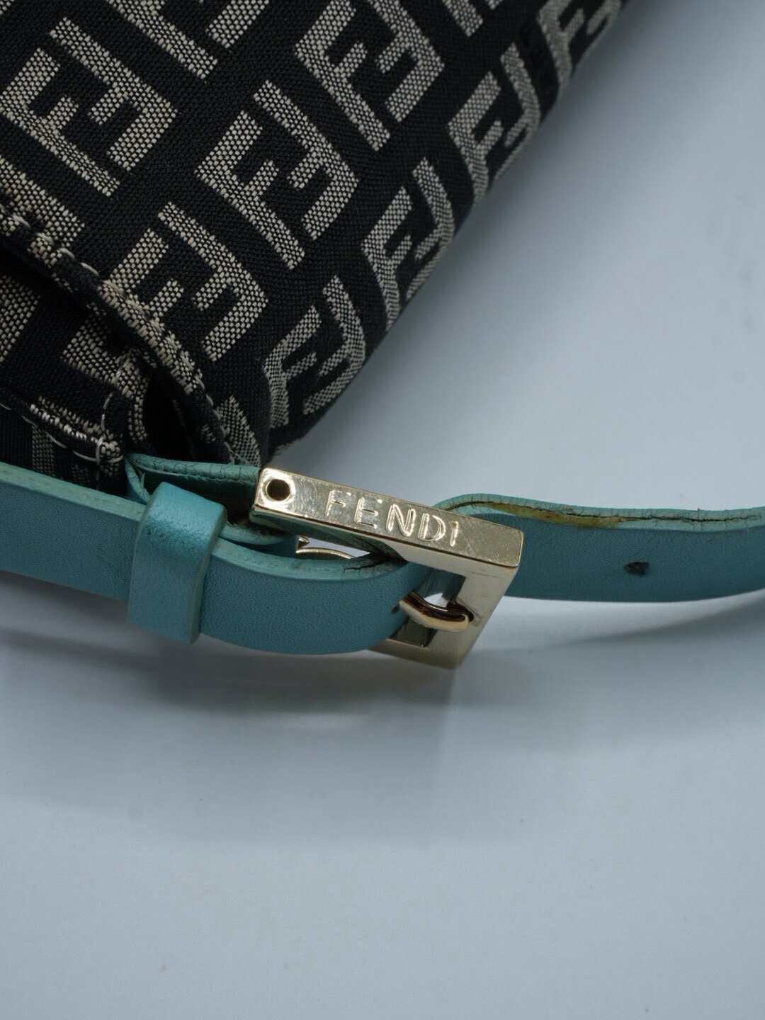 Fendi Fendi Zucchino Canvas Mamma Baguette Bag Size ONE SIZE - 9 Thumbnail