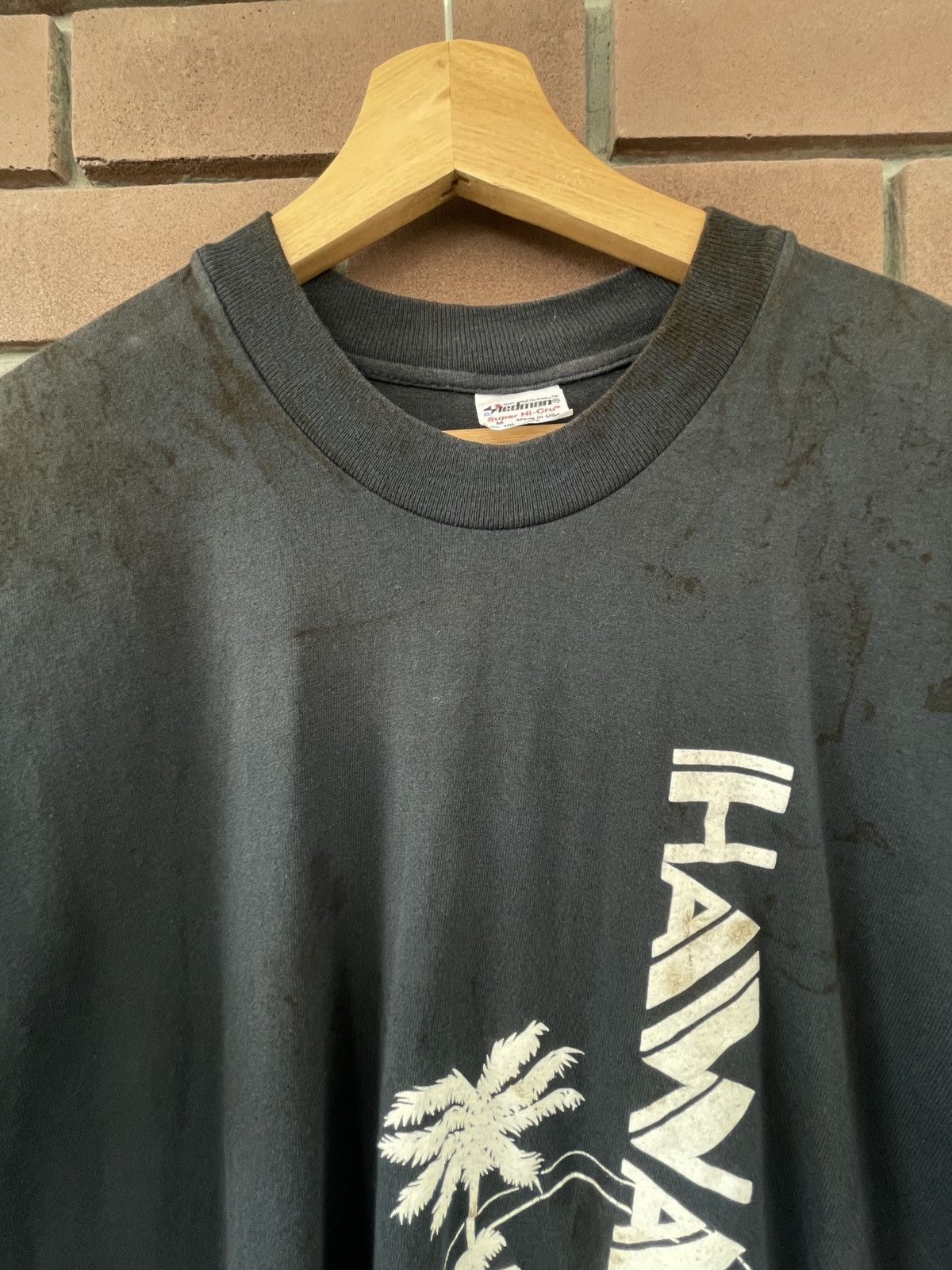 Vintage 80’s Hawaii Stedman Vintage T-Shirt Size US M / EU 48-50 / 2 - 2 Thumbnail