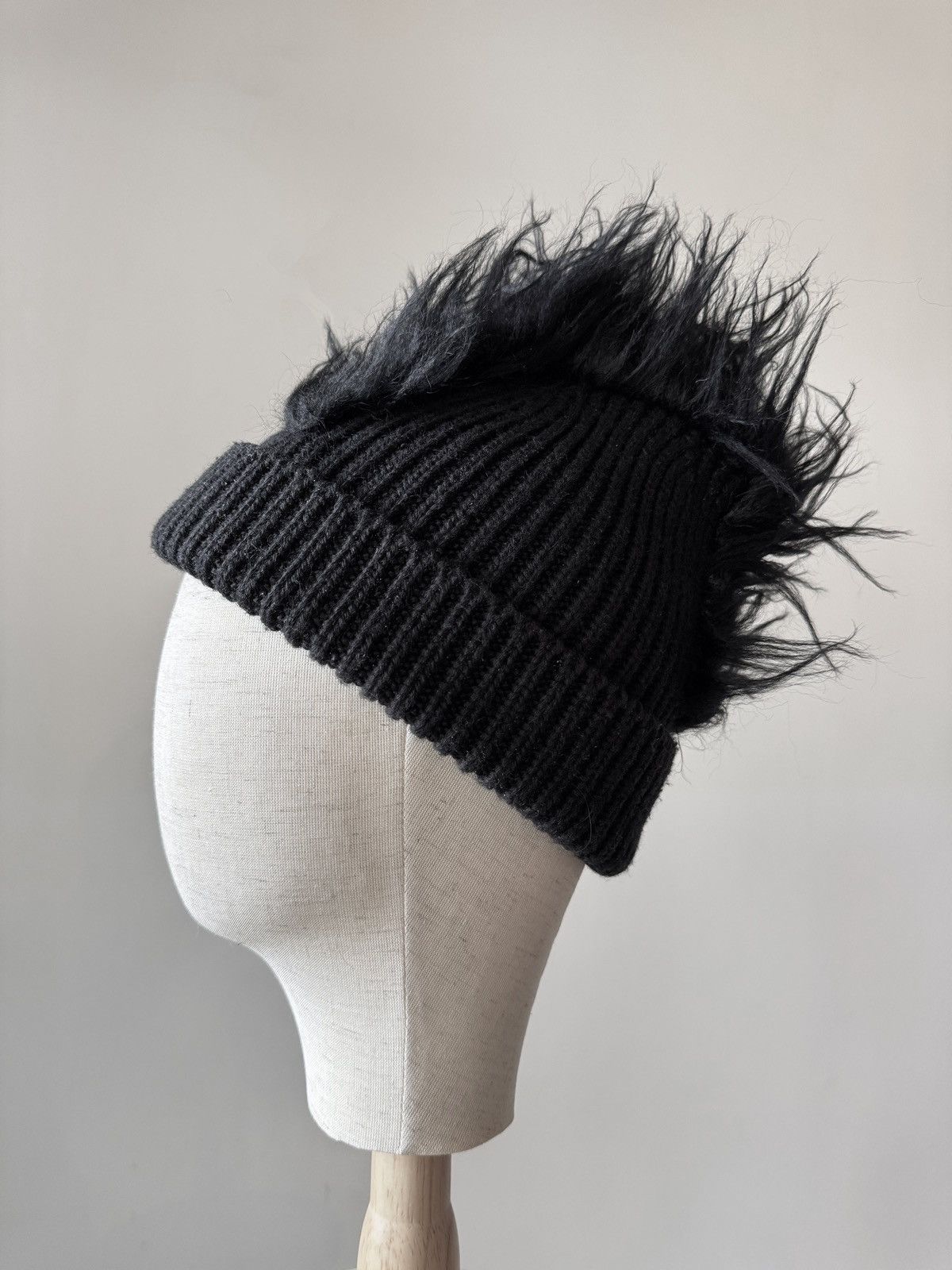 Prada Prada AW19 Mohawk Wool Beanie Size 32 - 3 Thumbnail