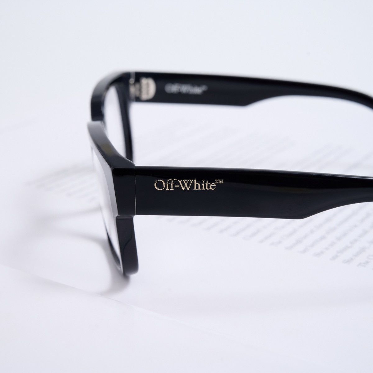 Off-White OFF WHITE STYLE 80 BLACK GLASSES Size ONE SIZE - 3 Thumbnail