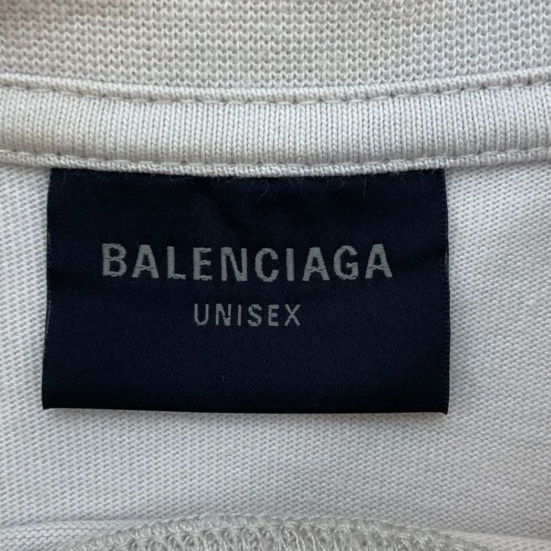 Balenciaga Balenciaga Logo Letter Printed Round Neck Straight Short S Size US XXS / EU 40 - 6 Thumbnail