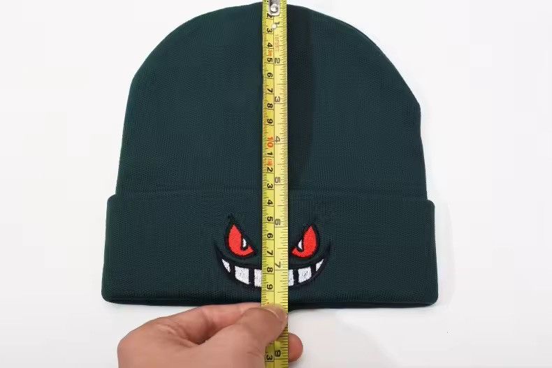 Japanese Brand Cartoon Gengar Embroidered Knitted Beanie Size ONE SIZE - 3 Thumbnail