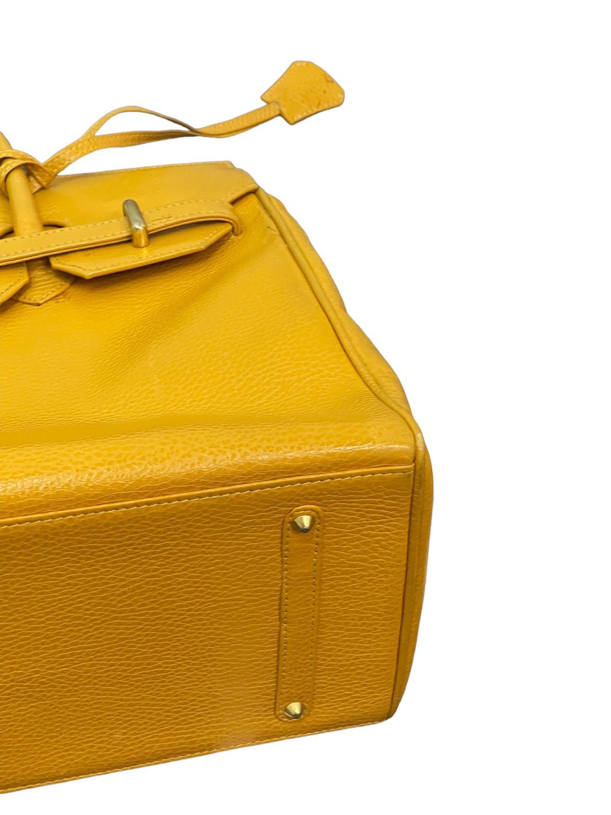 Japanese Brand Birkin Bag Leather Vintage Unknown Handmade Custom 1🟩 Size ONE SIZE - 9 Thumbnail
