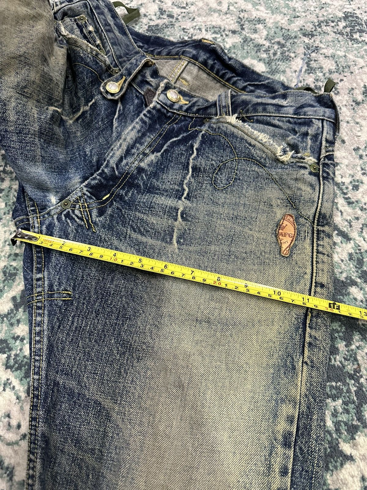 Marithe + Francois Girbaud Marithe+ Francois Girbaud X Full Metal Jacket Denim Pants Size US 30 / EU 46 - 17 Thumbnail