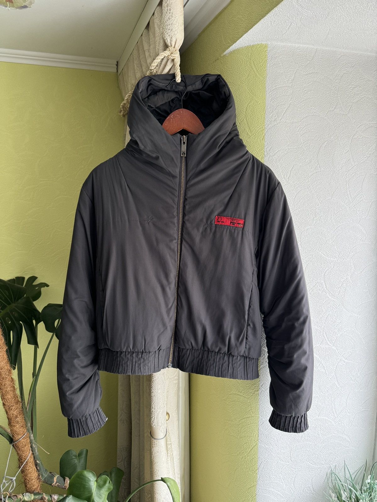 Diesel Vintage 00s Diesel Archive Boxy Cropped Jacket Avant Garde Size M / US 6-8 / IT 42-44 - 2 Thumbnail