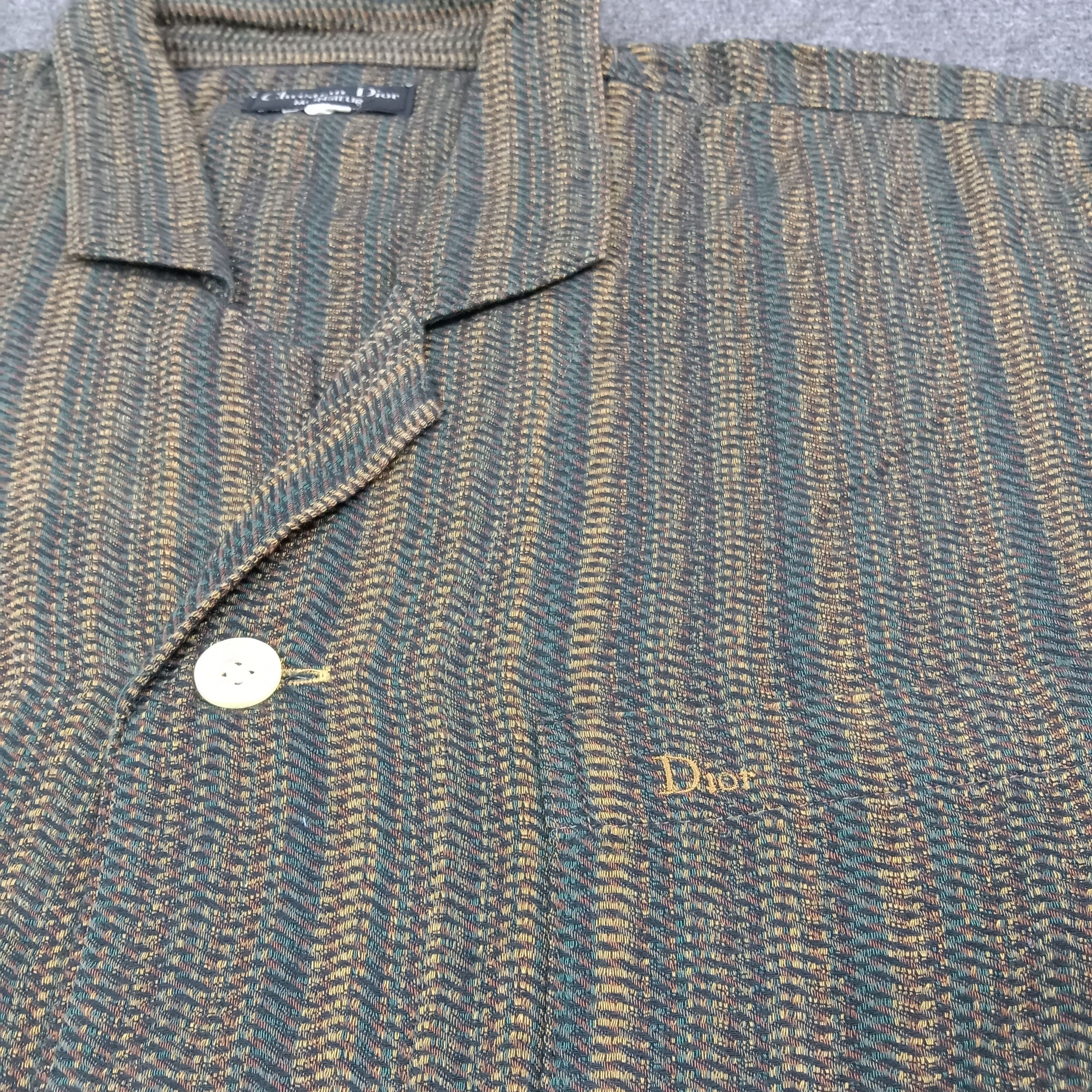 Christian Dior Monsieur Christian Dior Designer Custom Logo Shirt Button Up C267N10 Size US L / EU 52-54 / 3 - 4 Thumbnail