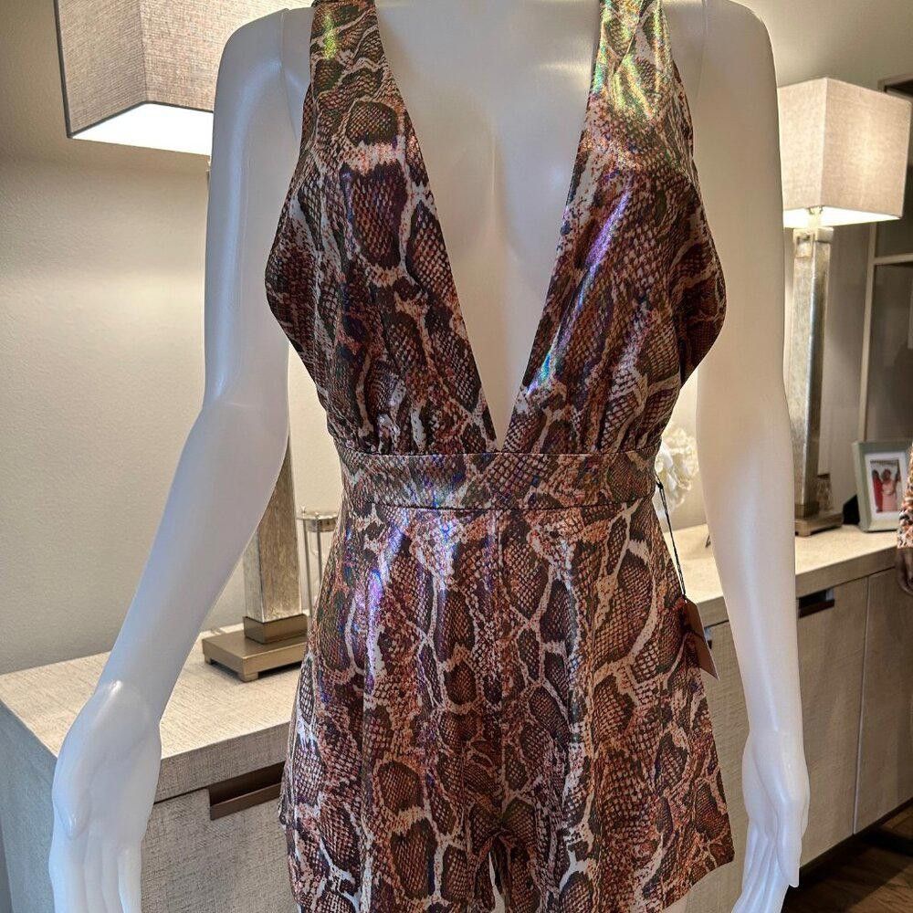 Other superdown Holly Deep V Romper Size 28" / US 6 / IT 42 - 2 Thumbnail
