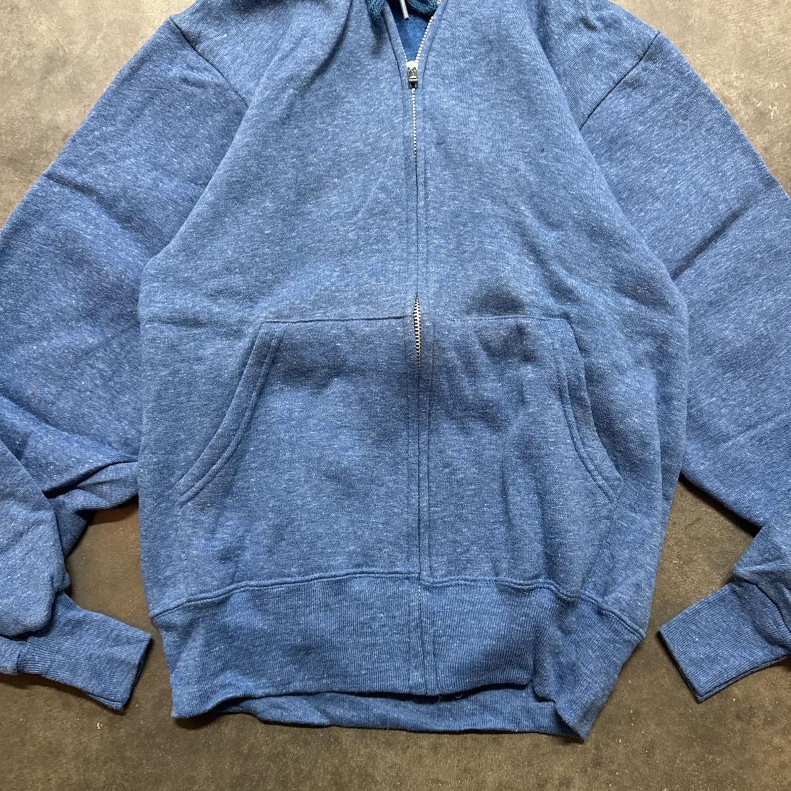 Vintage × Wrangler Wrangler True Vintage 70s Blank Full Zip Up Hoodie Size US XS / EU 42 / 0 - 2 Thumbnail