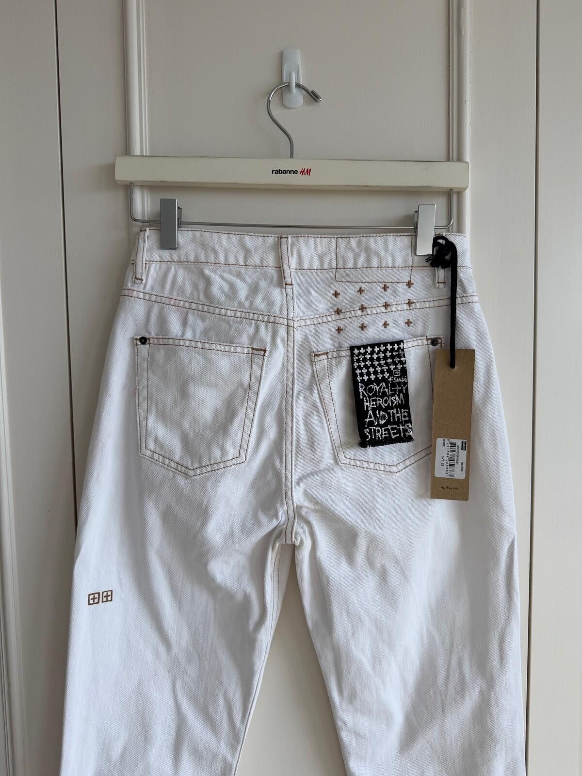 Ksubi new ksubi womens denim jeans nine o sugar rush white 26 8 Size 26" / US 2 / IT 38 - 7 Thumbnail