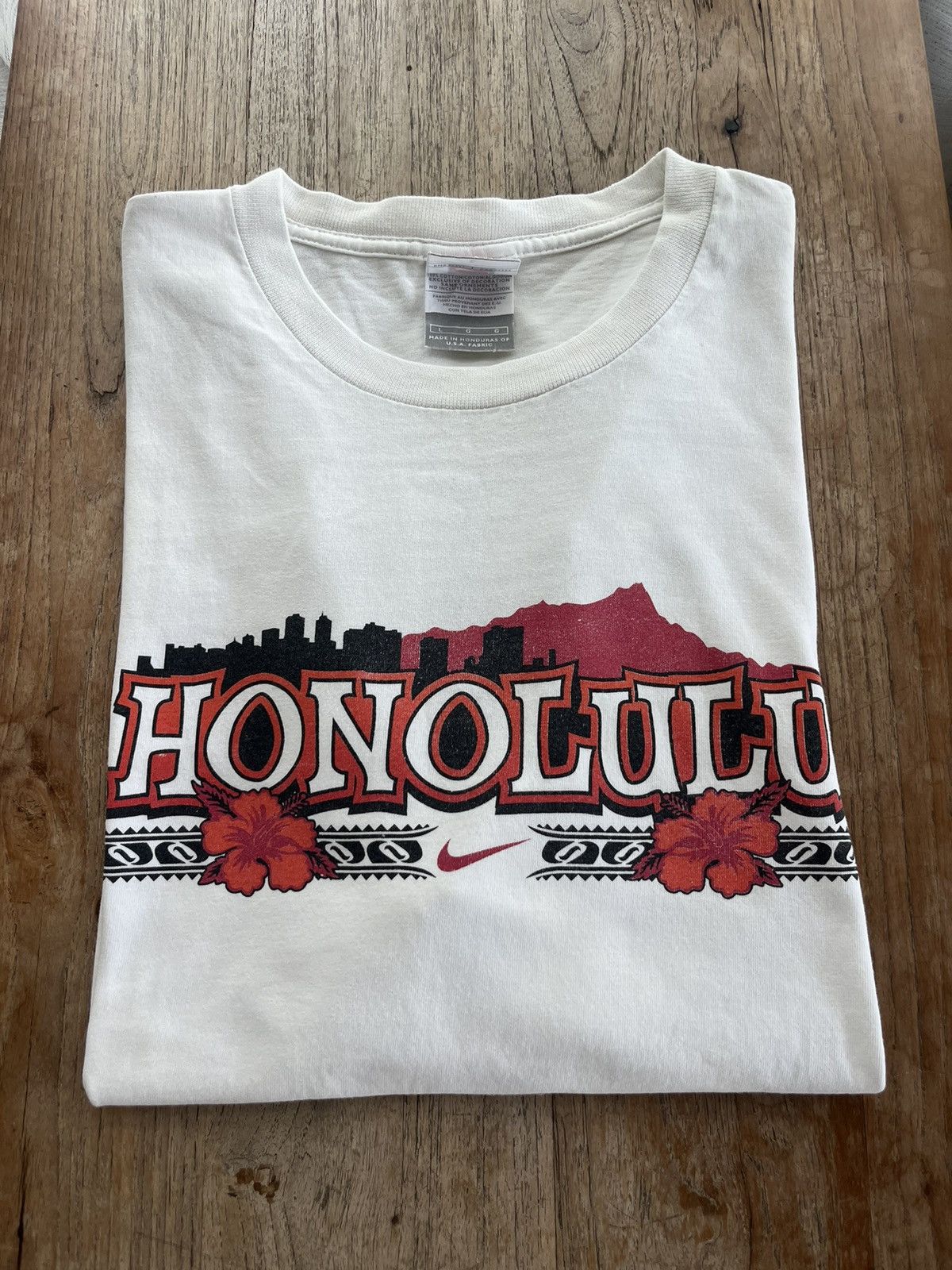 Nike × Vintage Vintage NIKE Honolulu Collection Marathon 00’s Tshirt Size US L / EU 52-54 / 3 - 1 Thumbnail
