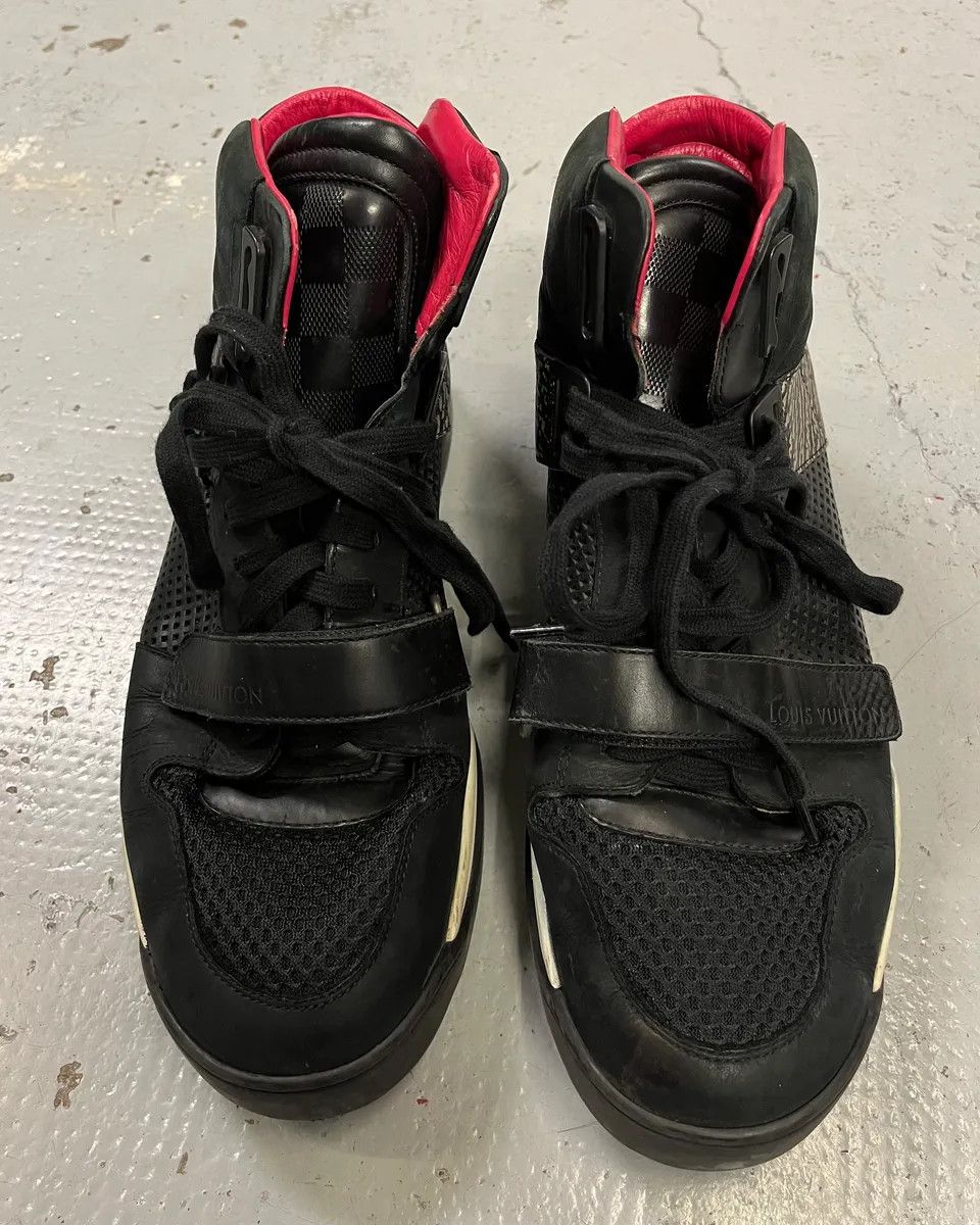 Louis Vuitton Louis Vuitton Black High Strap Trail Blazer Sneakers Size US 11 / EU 44 - 6 Thumbnail