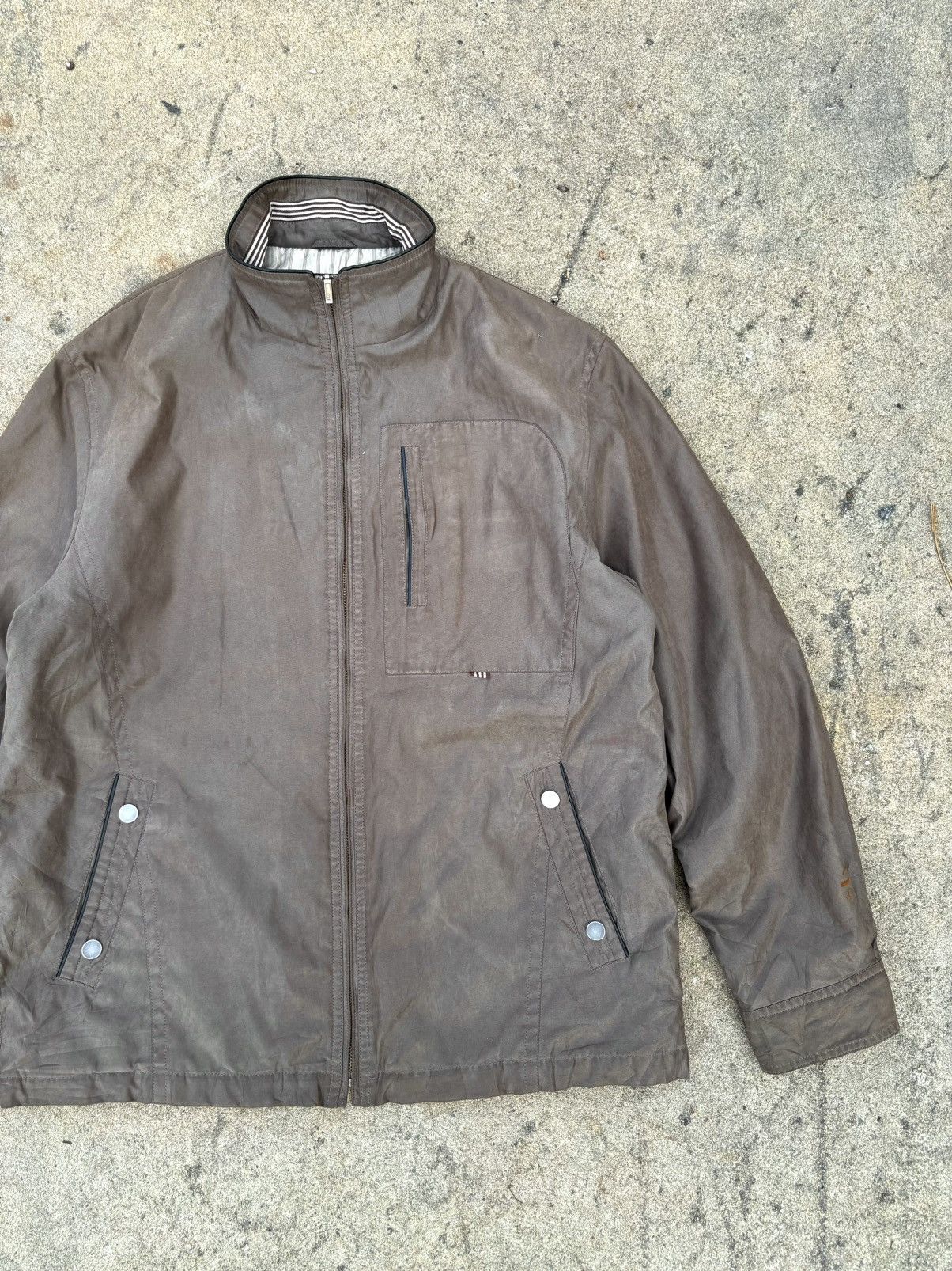 Issey Miyake FADED KANSAI YAMAMOTO ZIP JACKET BROWN Size US L / EU 52-54 / 3 - 3 Thumbnail